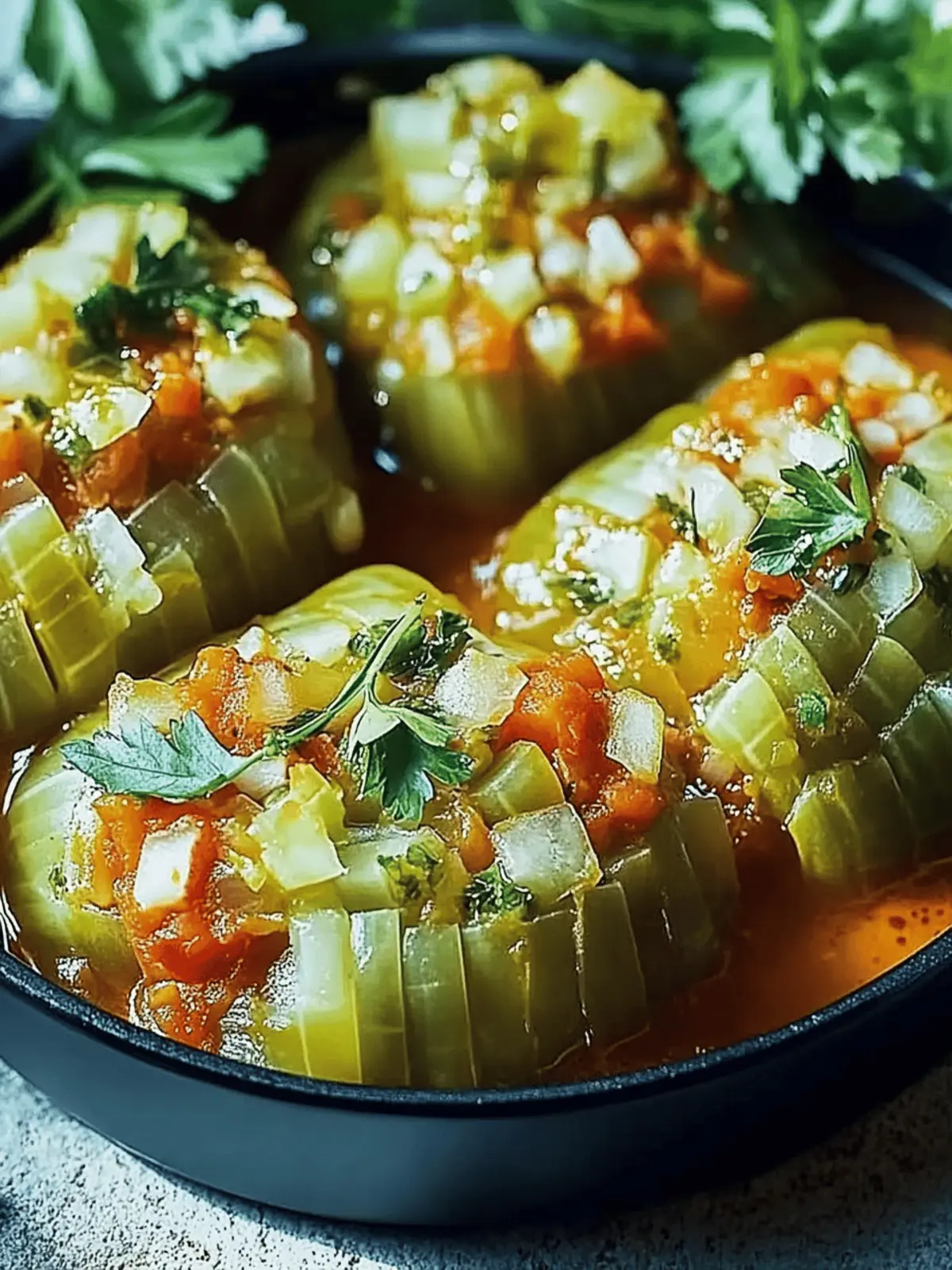 Vegetarische Kohlrouladen