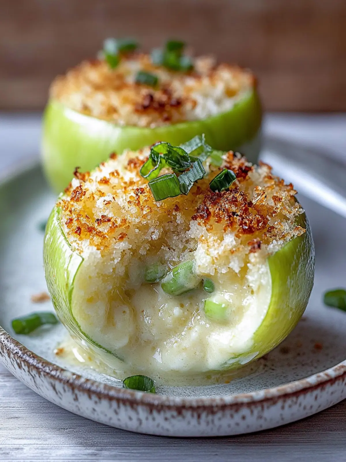 Gefüllter Kohlrabi mit Hackfleisch