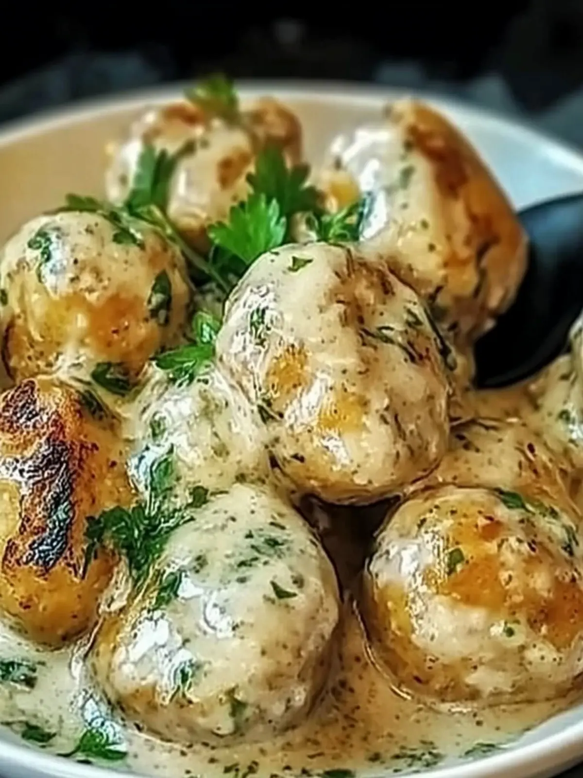 Rosenkohl in Frischkäse- und Senfsoße