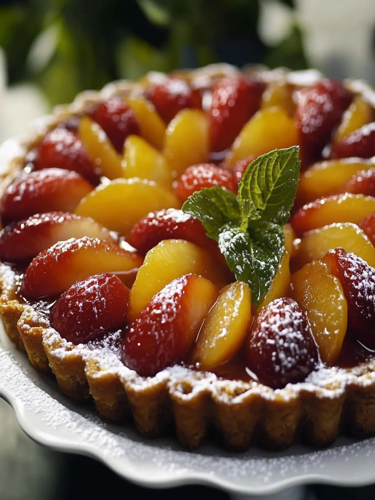 Schneller und einfacher Pflaumenkuchen