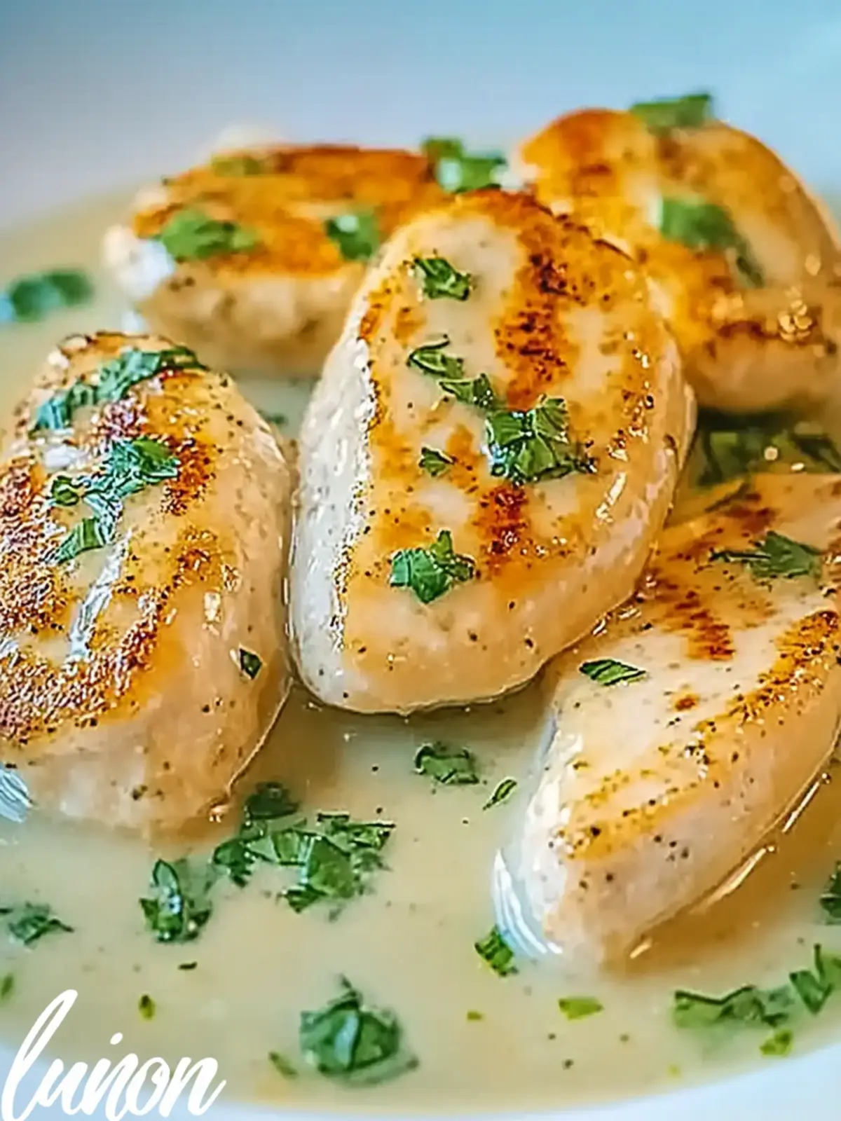 Hähnchenbrust in Sahnesoße