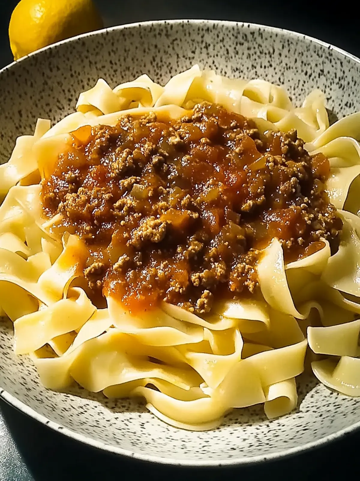 Bolognese Ragu mit Tagliatelle