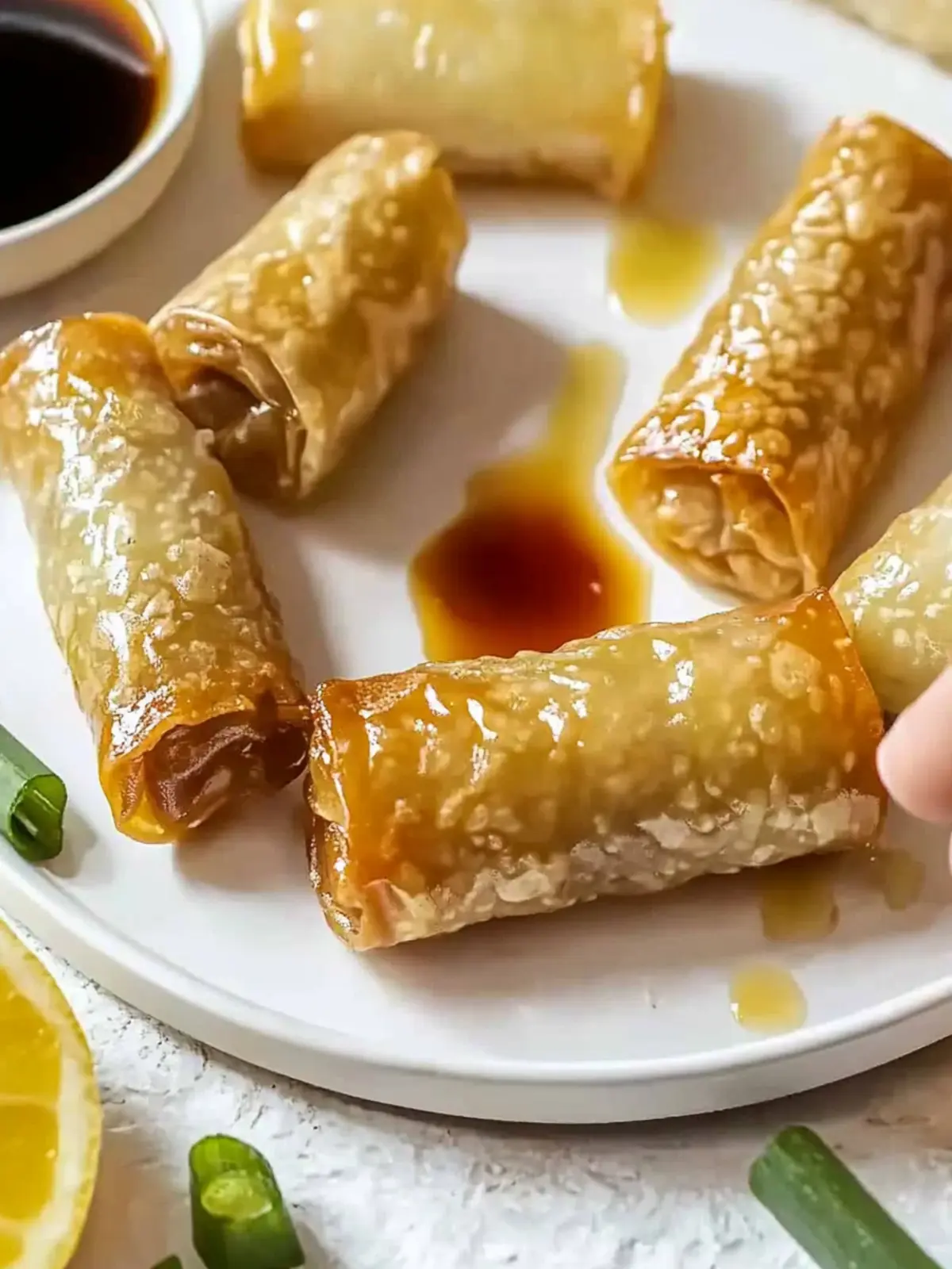 Frische Reispapierrollen