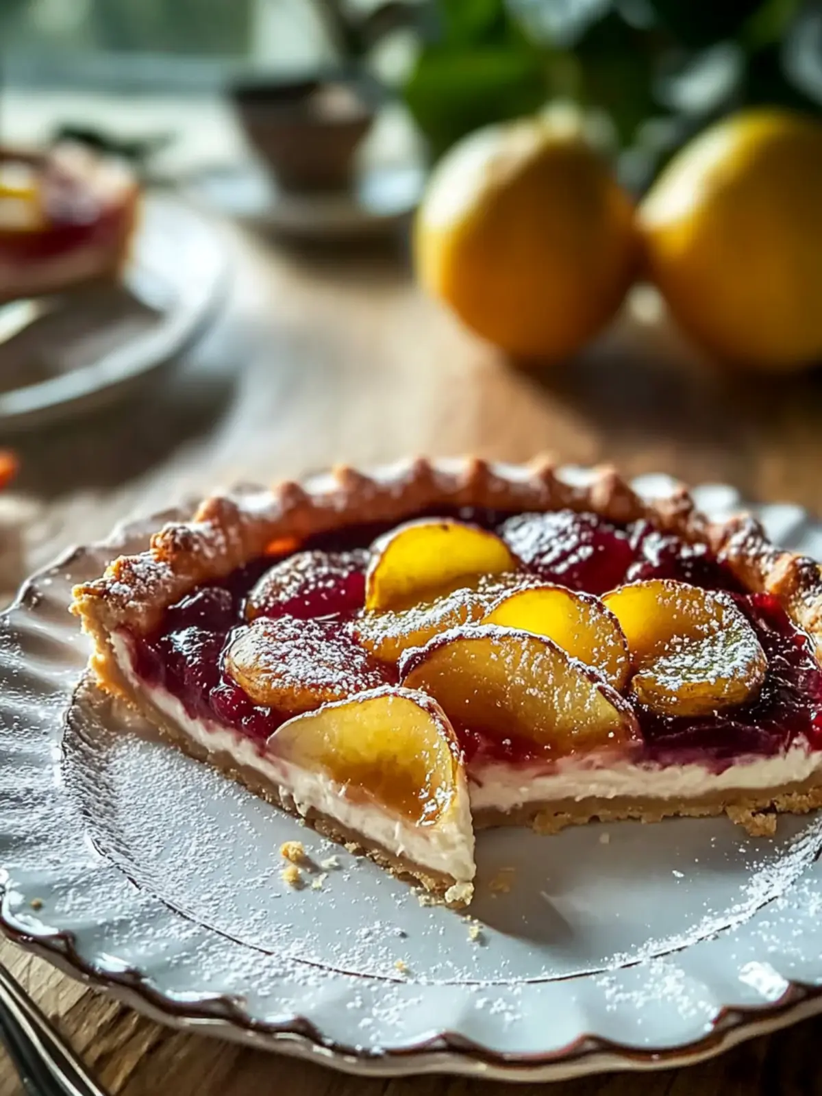 Klassischer deutscher Pflaumenkuchen