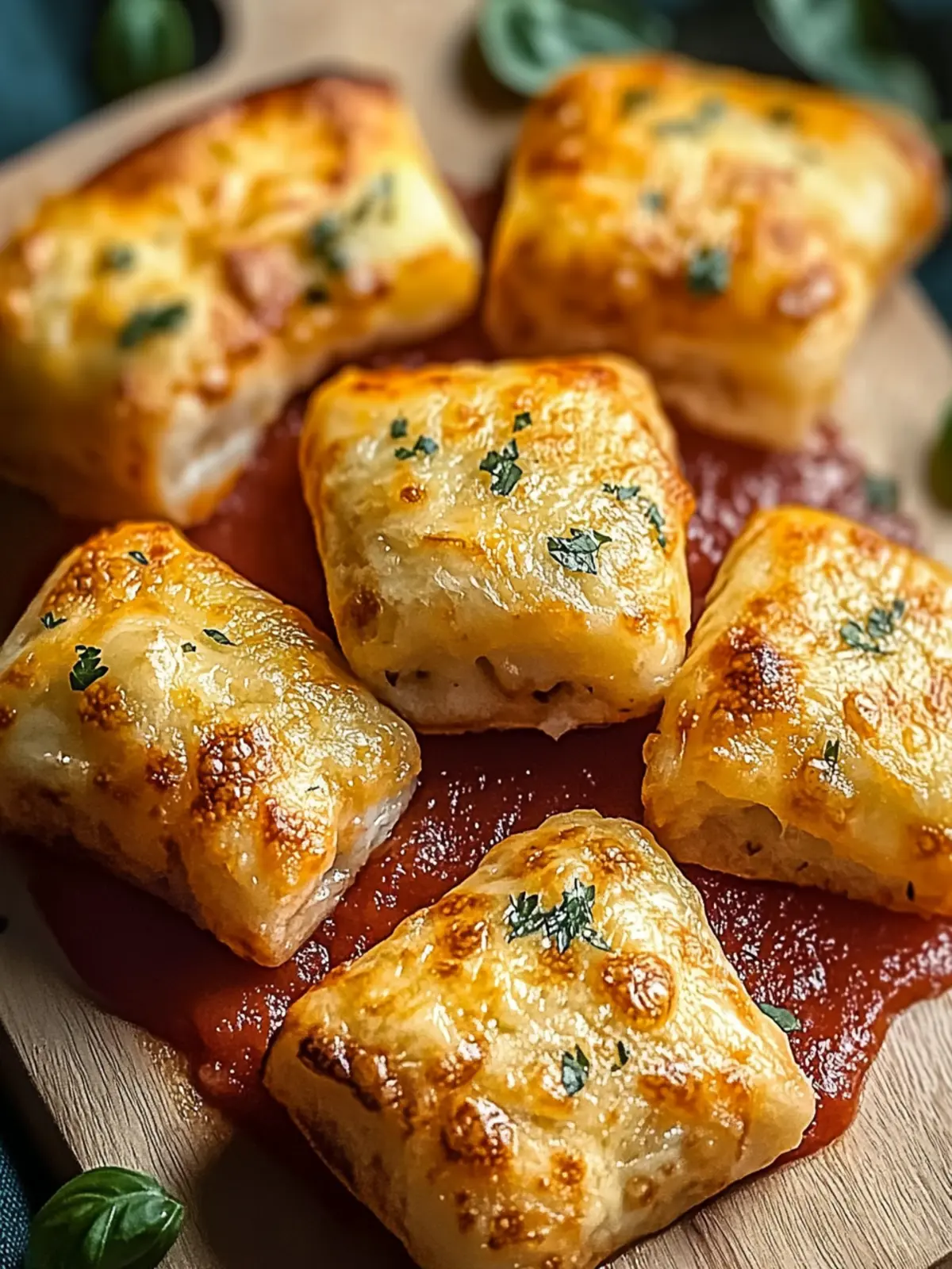 Knusprige Heißluftfritteuse Pizza-Röllchen