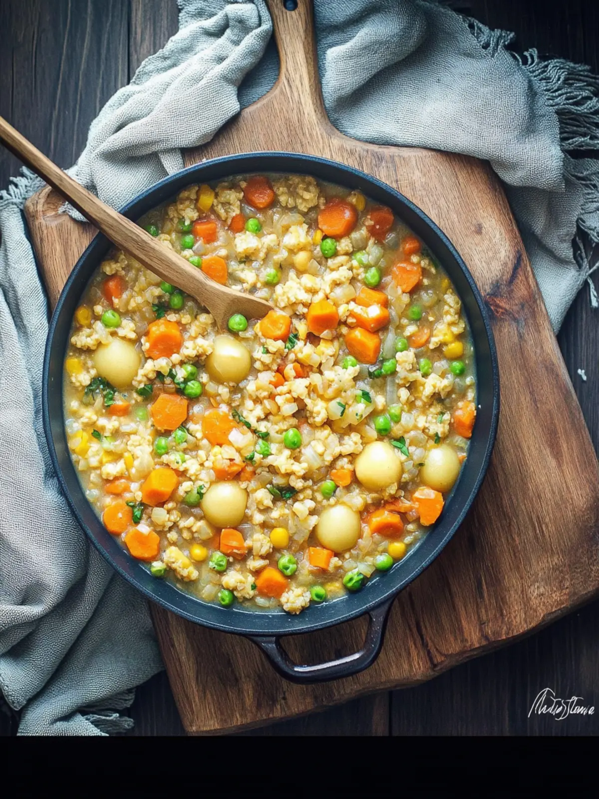 Ein-Topf-Gnocchi mit Gemüse