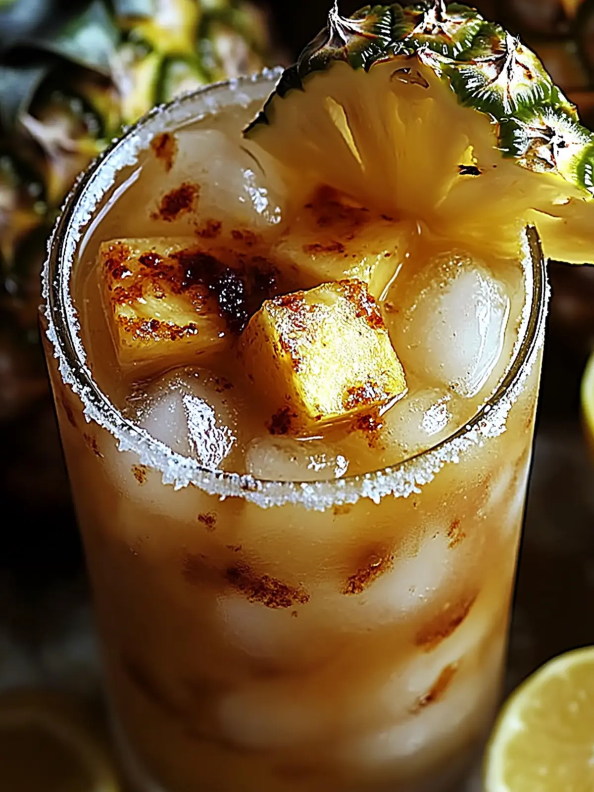 Scharfer Serrano Ananas Margarita