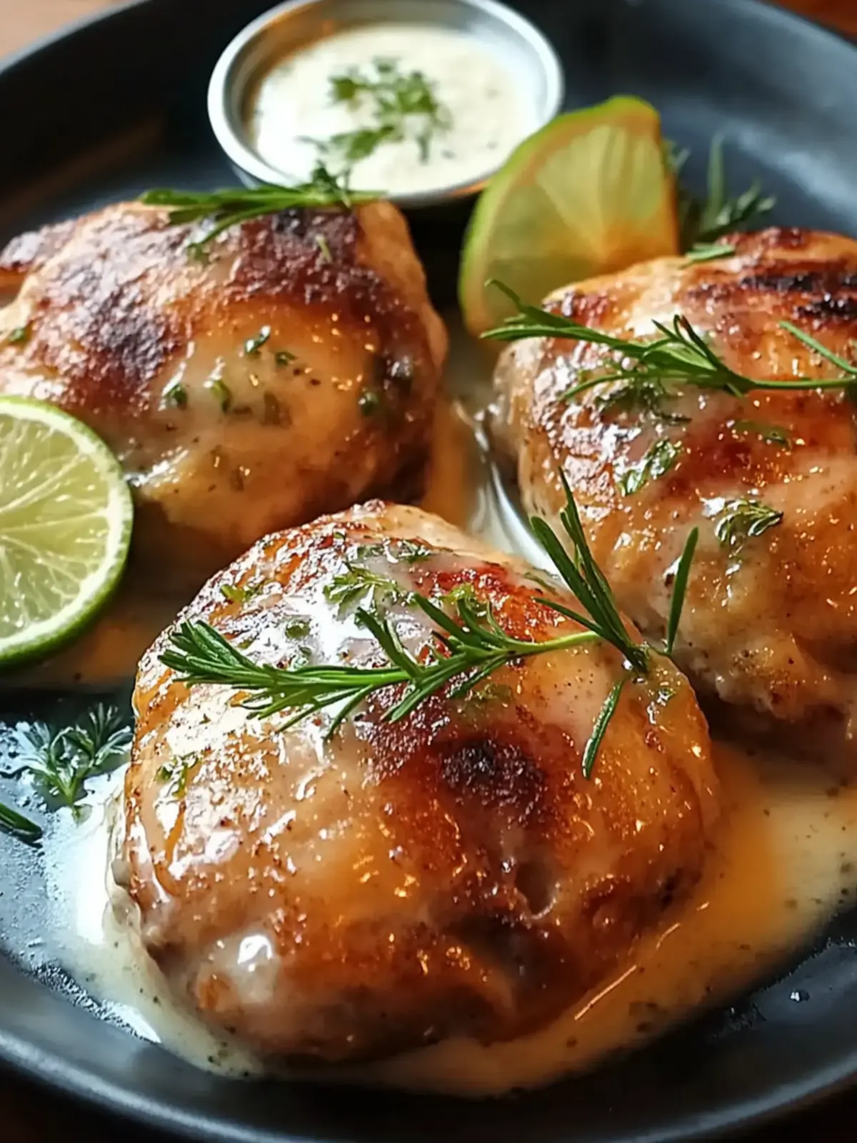 Saftiges Hähnchen in einer cremigen Zwiebelsauce