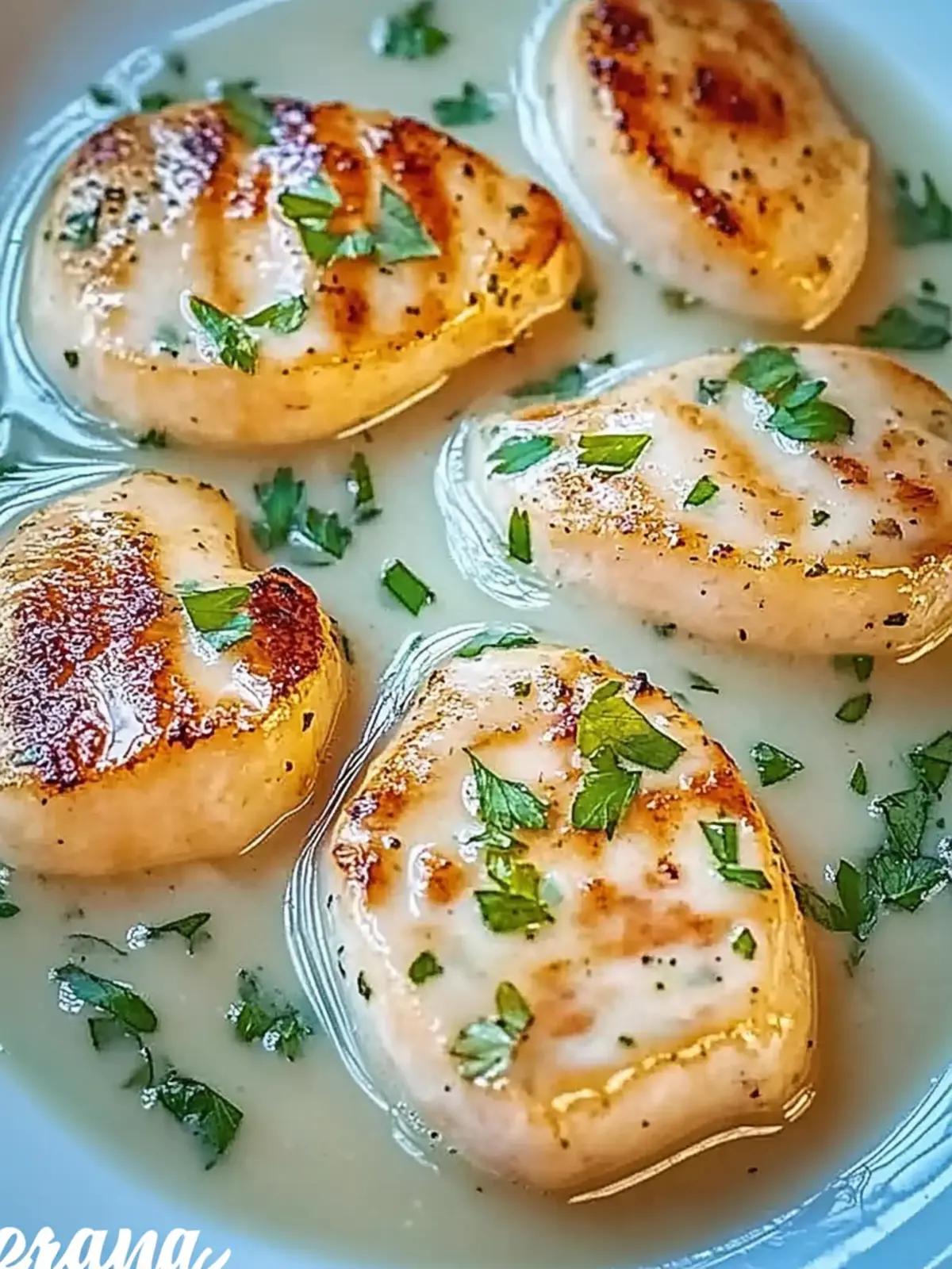 Hähnchenbrust in Sahnesoße