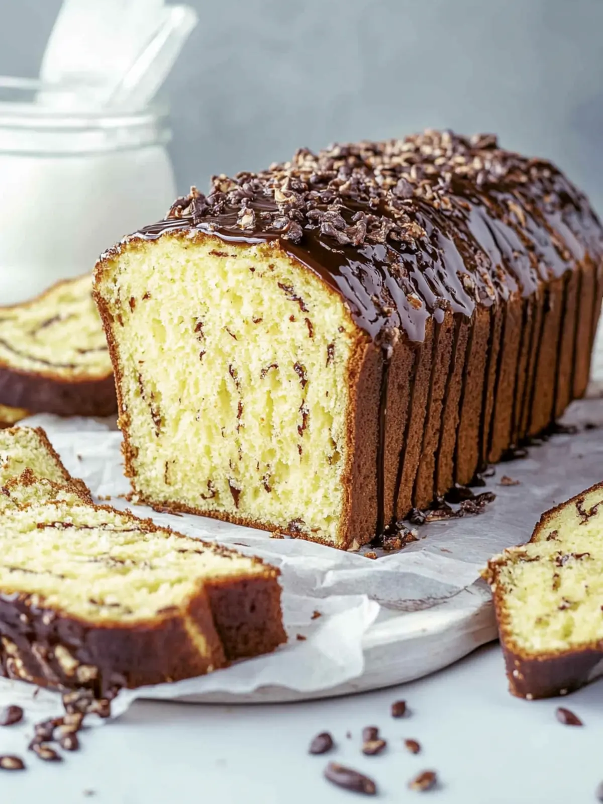 Ameisenkuchen mit Schokoladenstreuseln