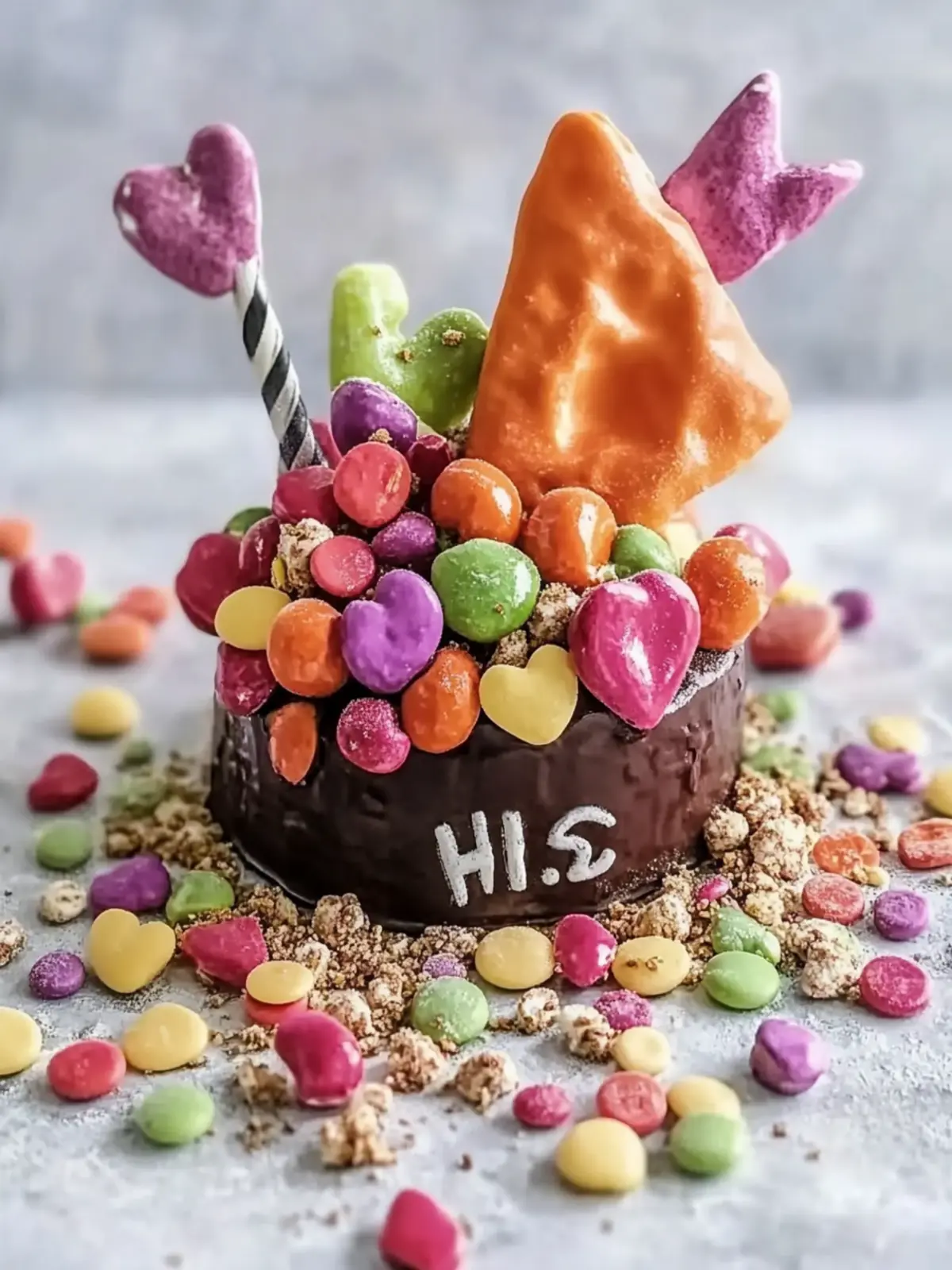 Bunter Kuchen für die Einschulung leicht gemacht