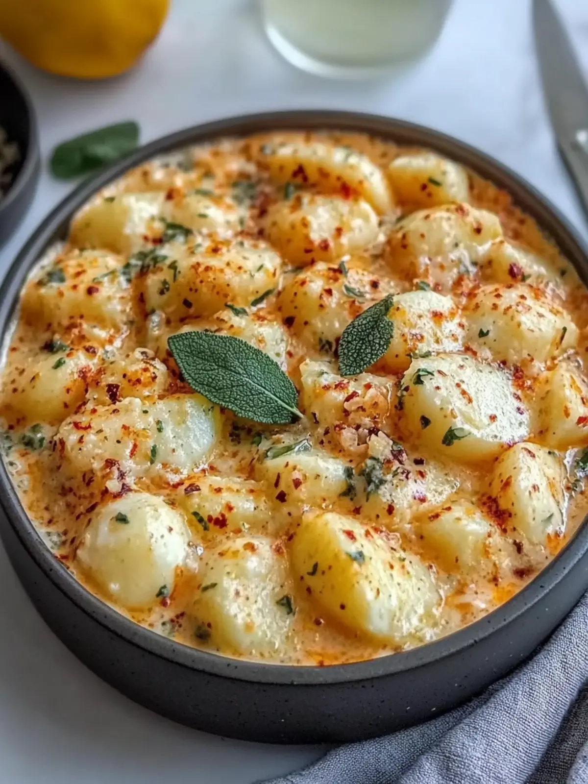 Cremige Kartoffel- und Bohnensuppe Rezept