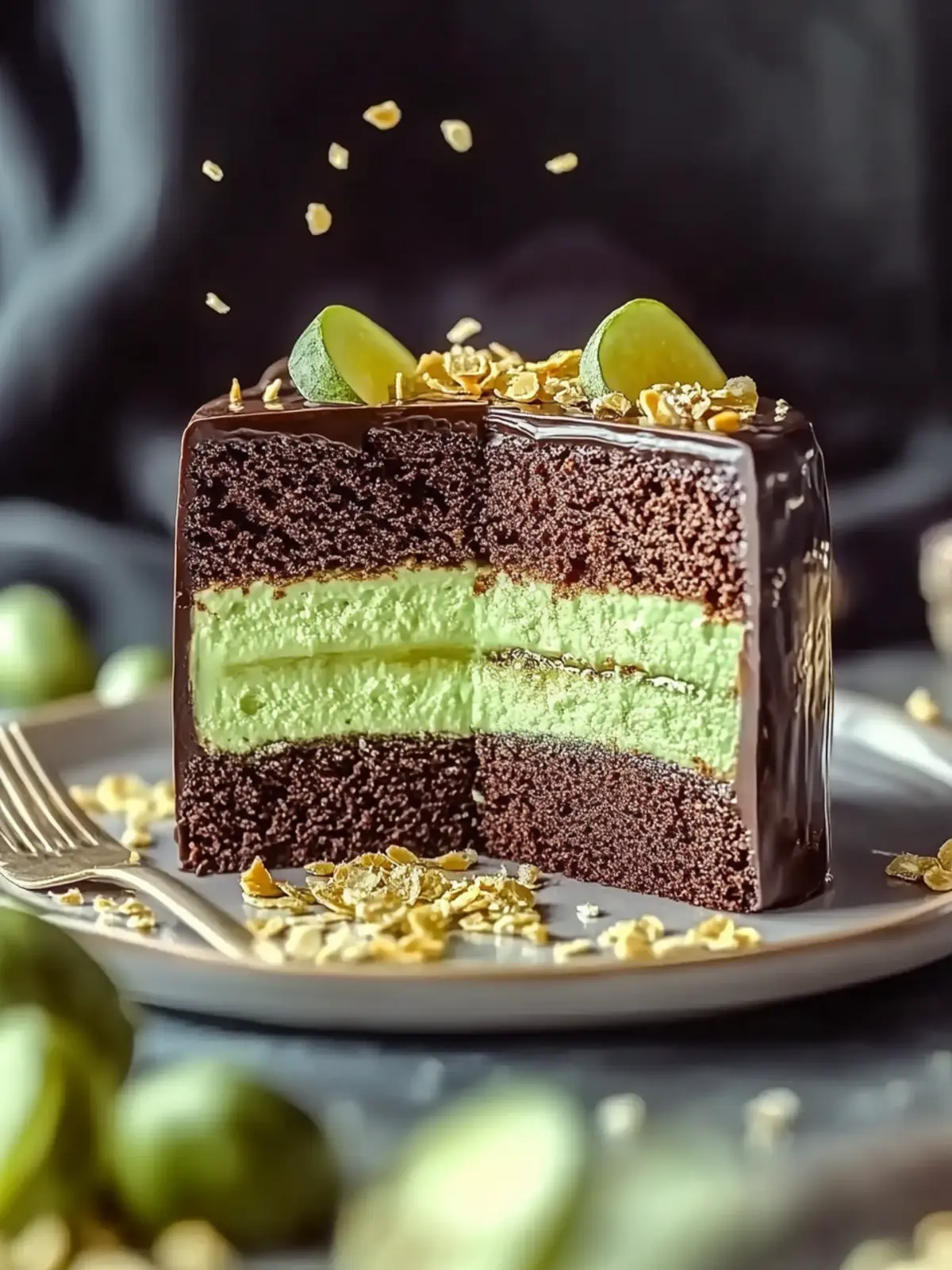 Schokoladenpistazienkuchen