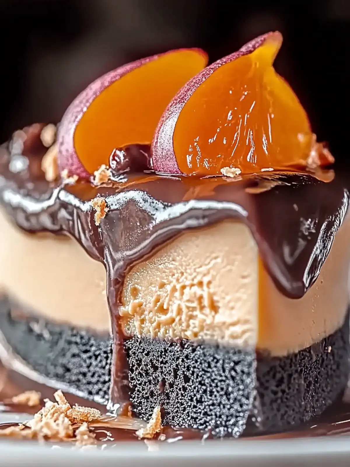 Schokoladen-Orange-Käsekuchen