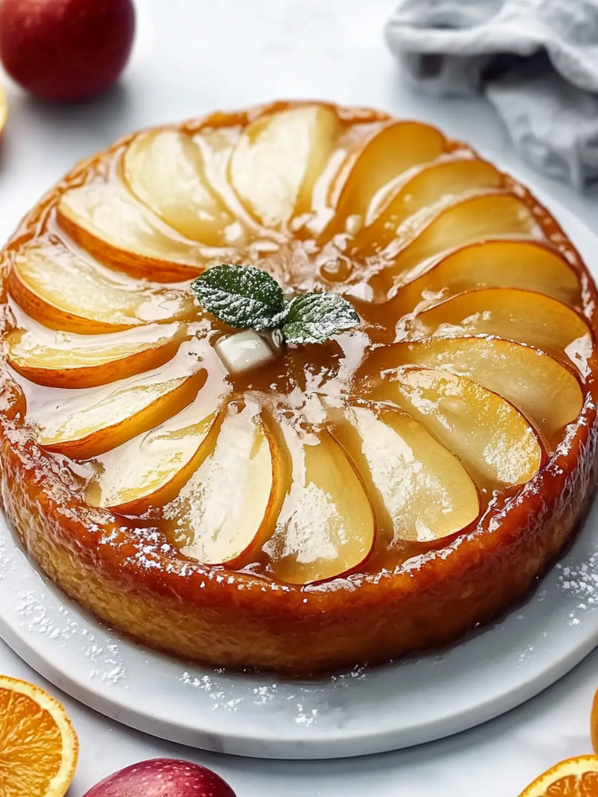 Leckerer Apfel-Untendrehen-Kuchen Rezept für Dessertliebhaber