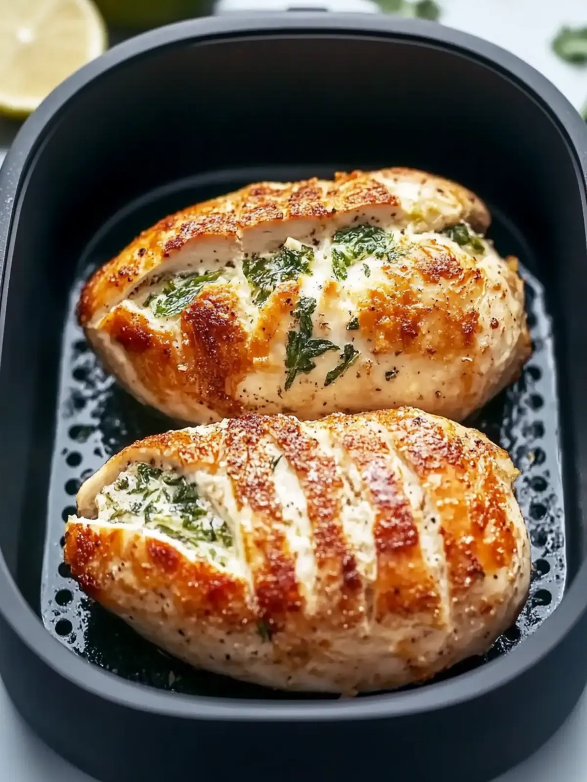 gefüllte Hähnchenbrust