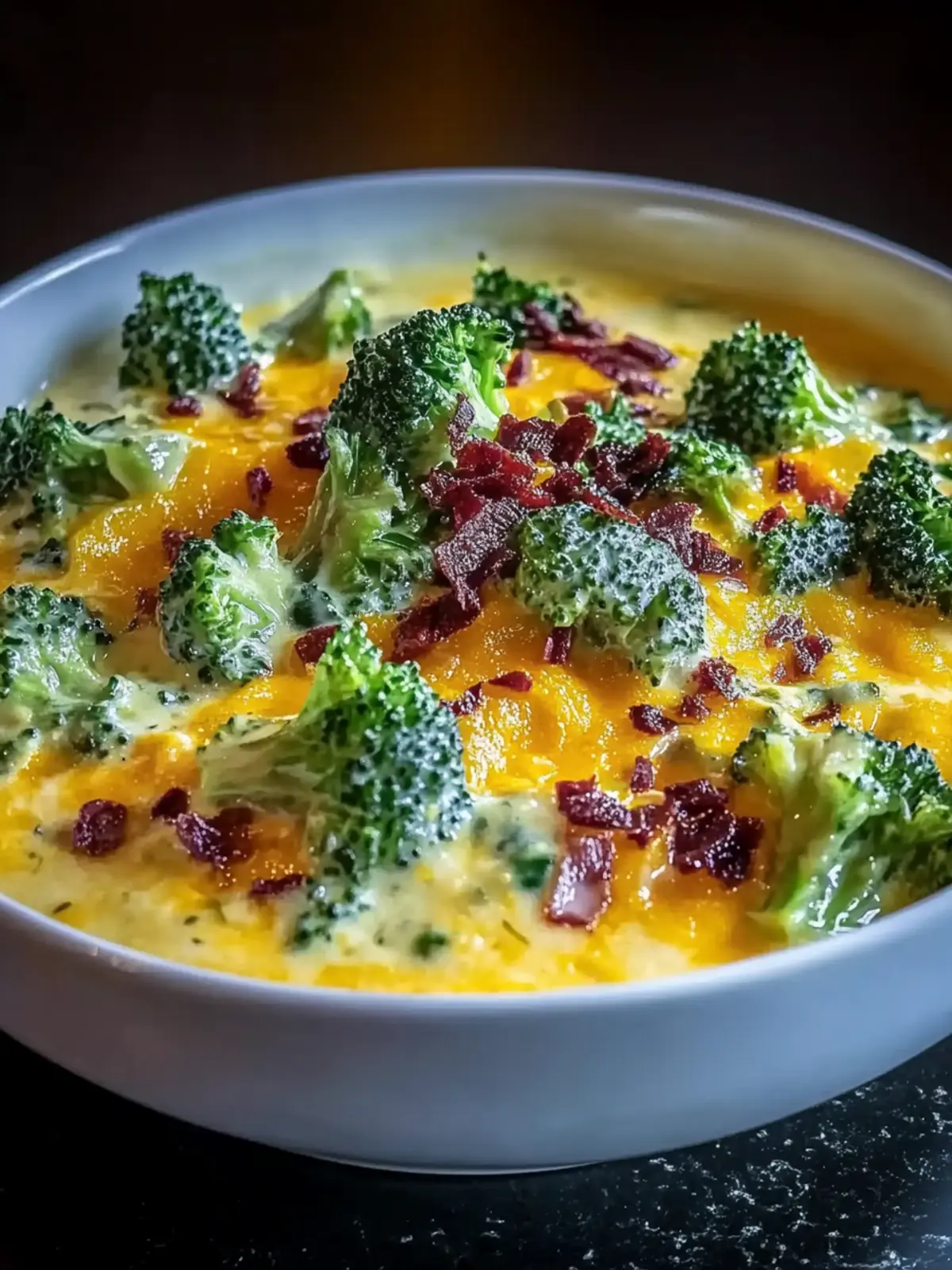 Cremige Brokkoli-Cheddar-Suppe Rezept