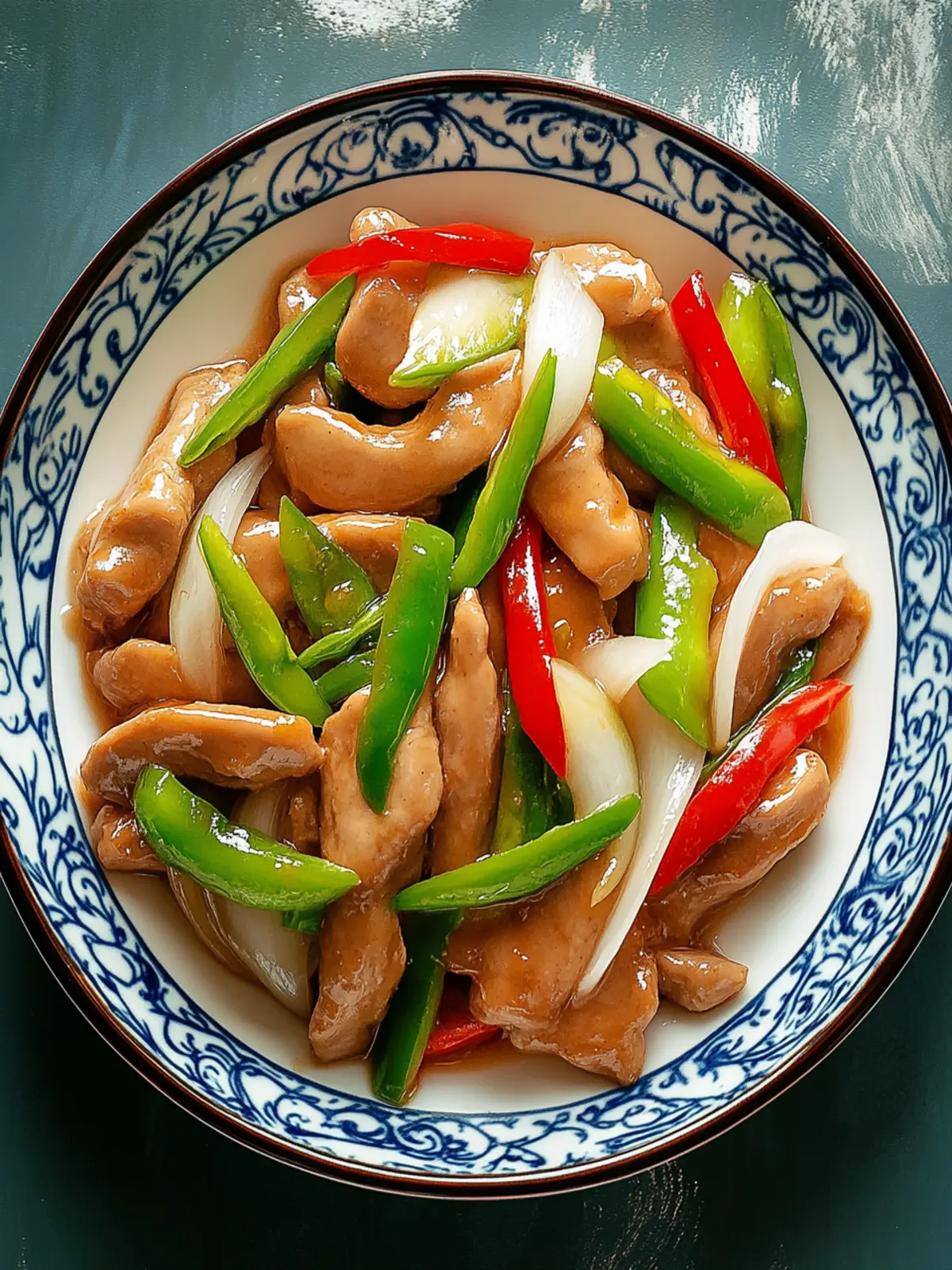 Einfache Hähnchenbrust mit Paprika