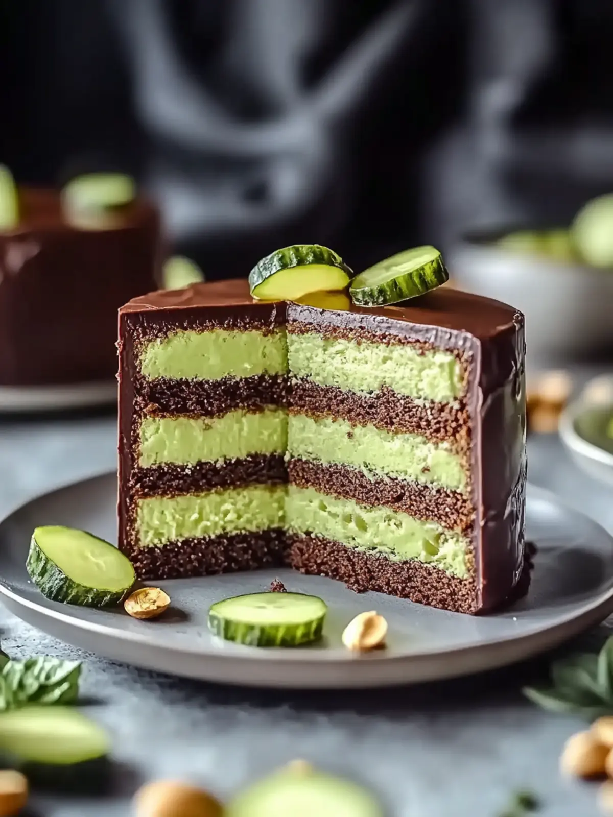 Schokoladenpistazienkuchen