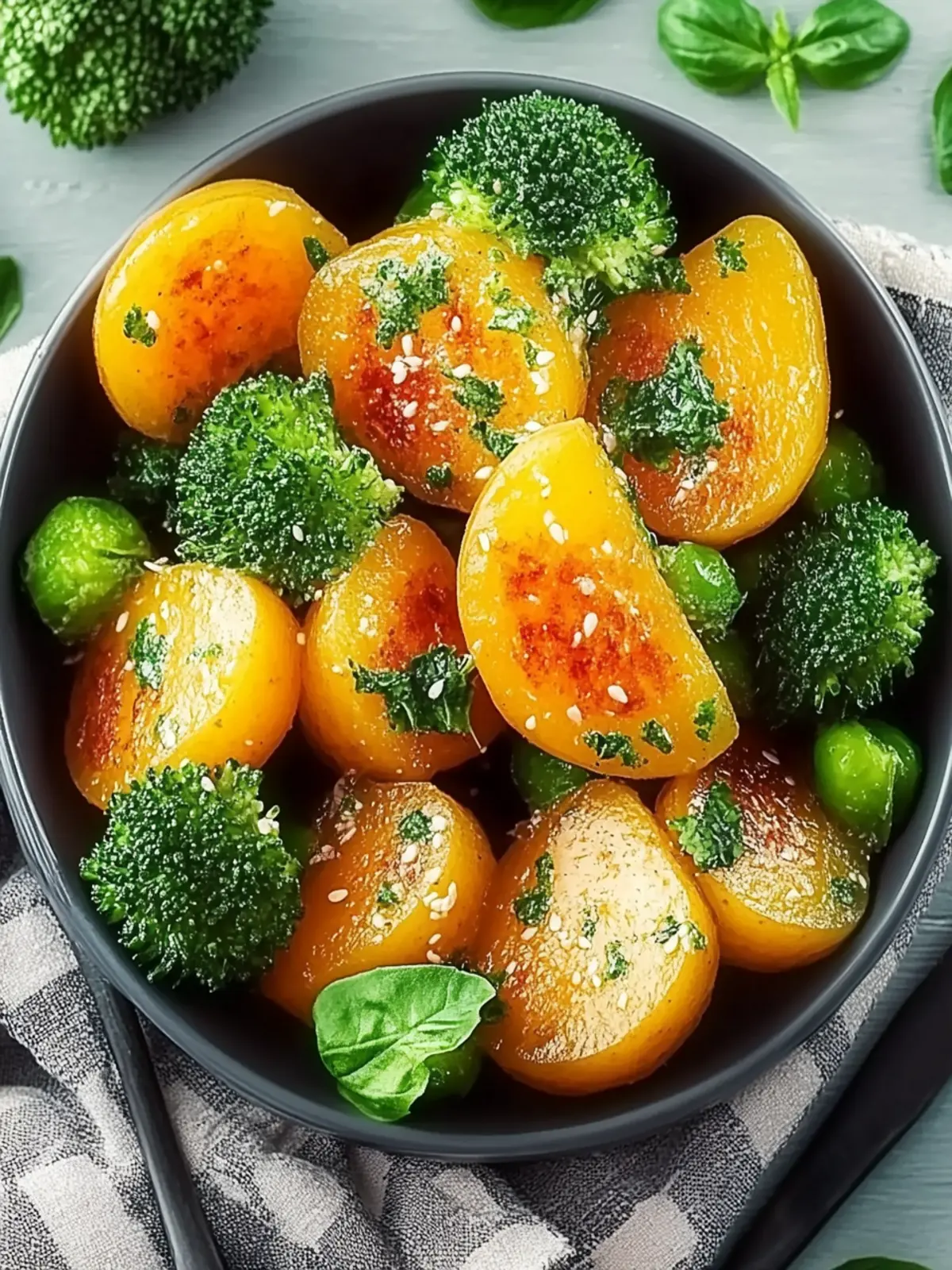 Rosenkohl und Kartoffelpfanne für warme Abende