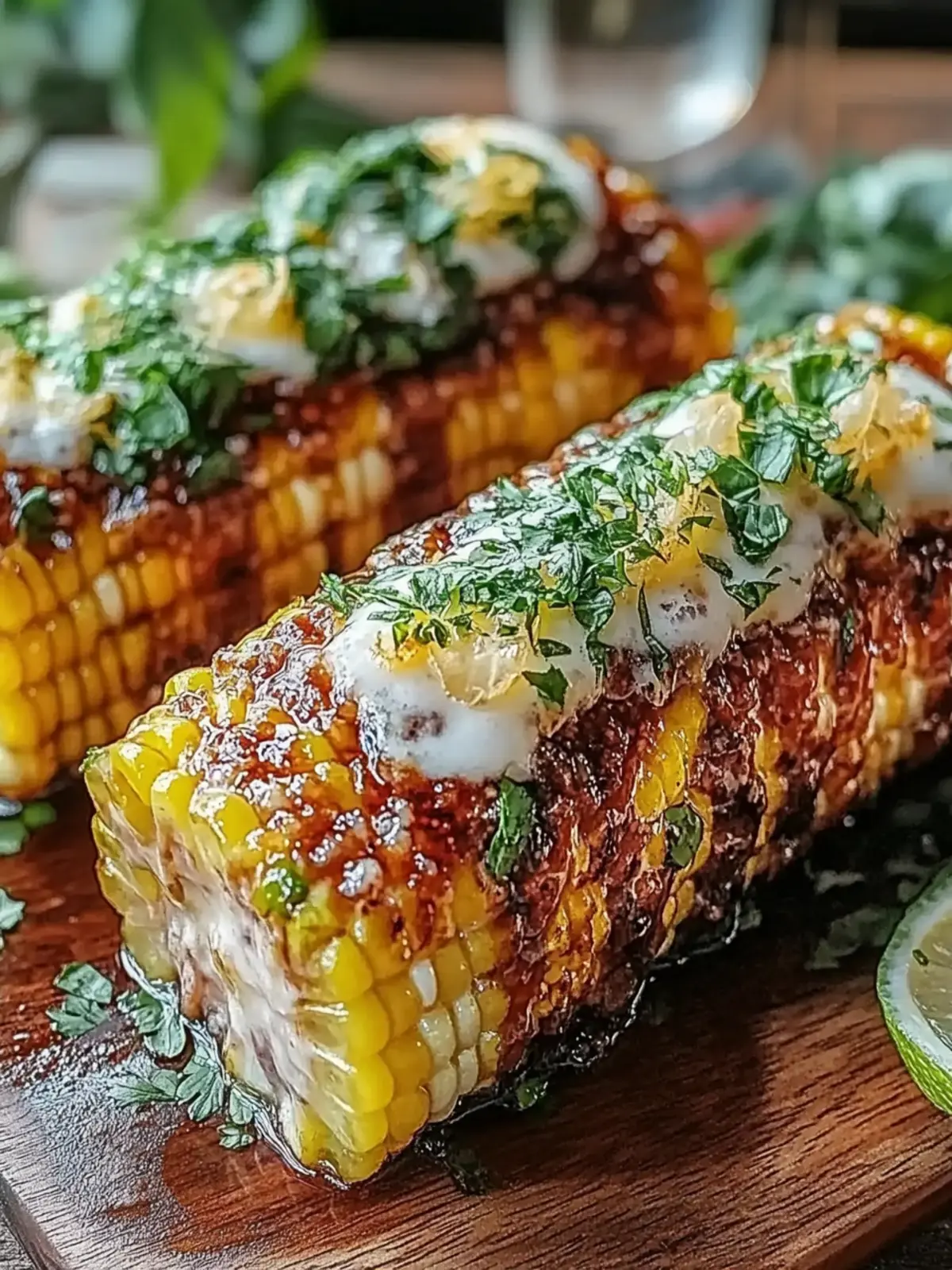 Honig-Butter-gebackene Maisrippen