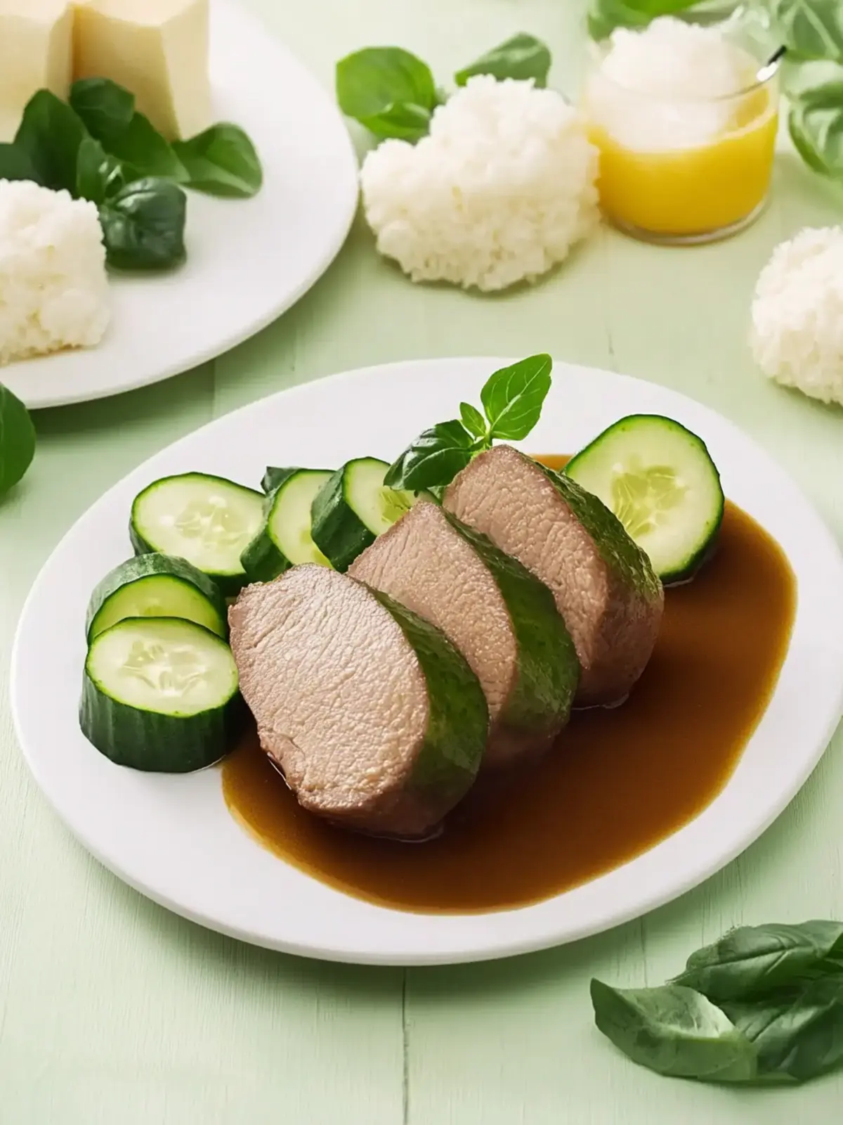 Genieße einen sonnigen Schmortopf mit viel Sauce.