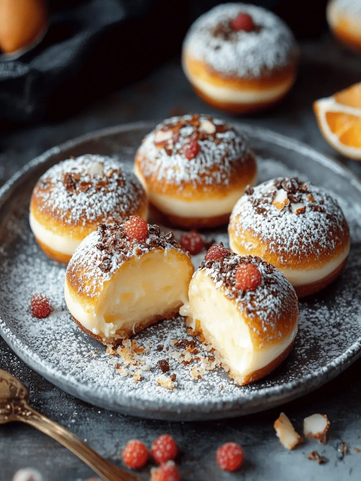 Cremige Käsekuchen-Kugeln