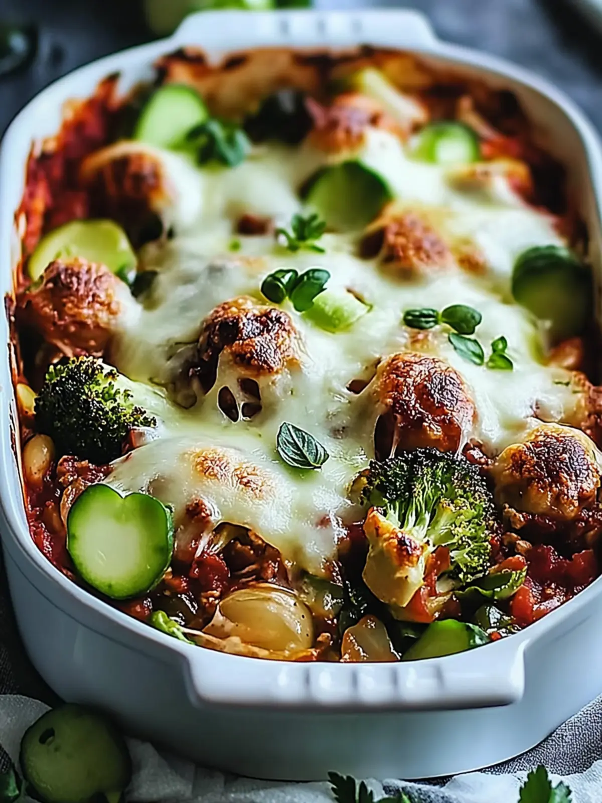 Rosenkohlauflauf mit Hackfleisch