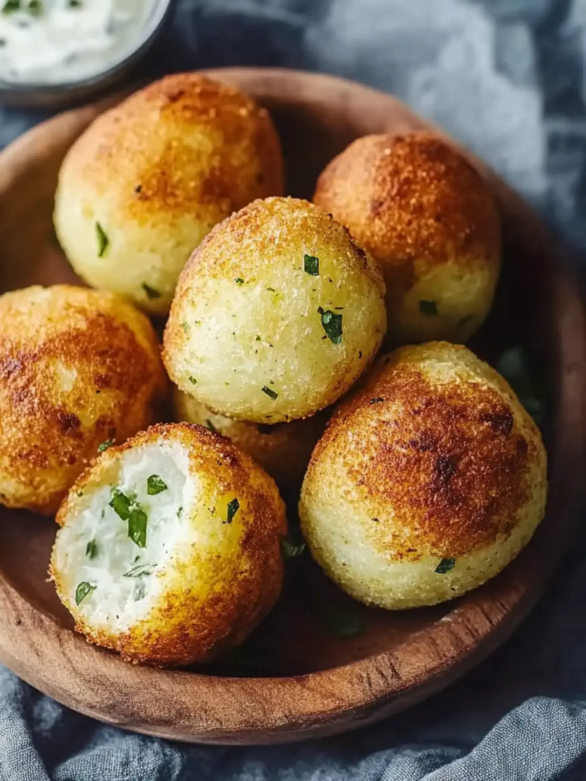 Kartoffelbällchen aus der Heißluftfritteuse