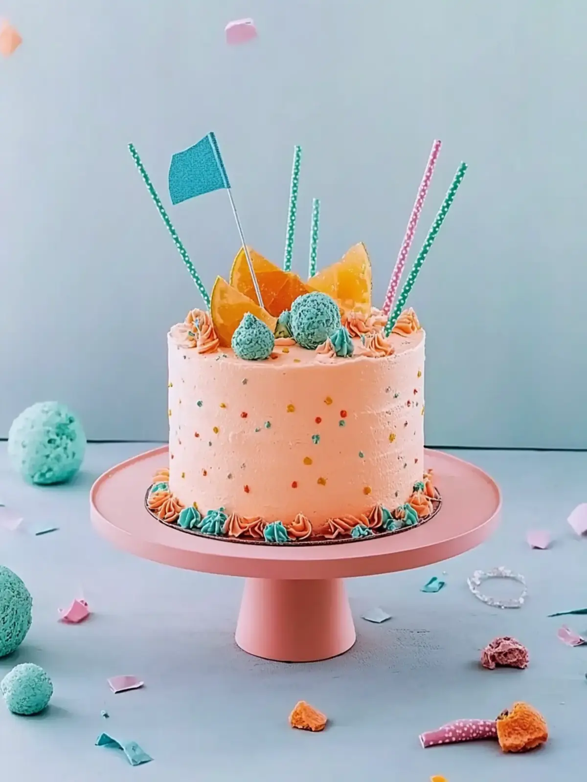 Ein bunter Kuchen für den perfekten Start in die Schule