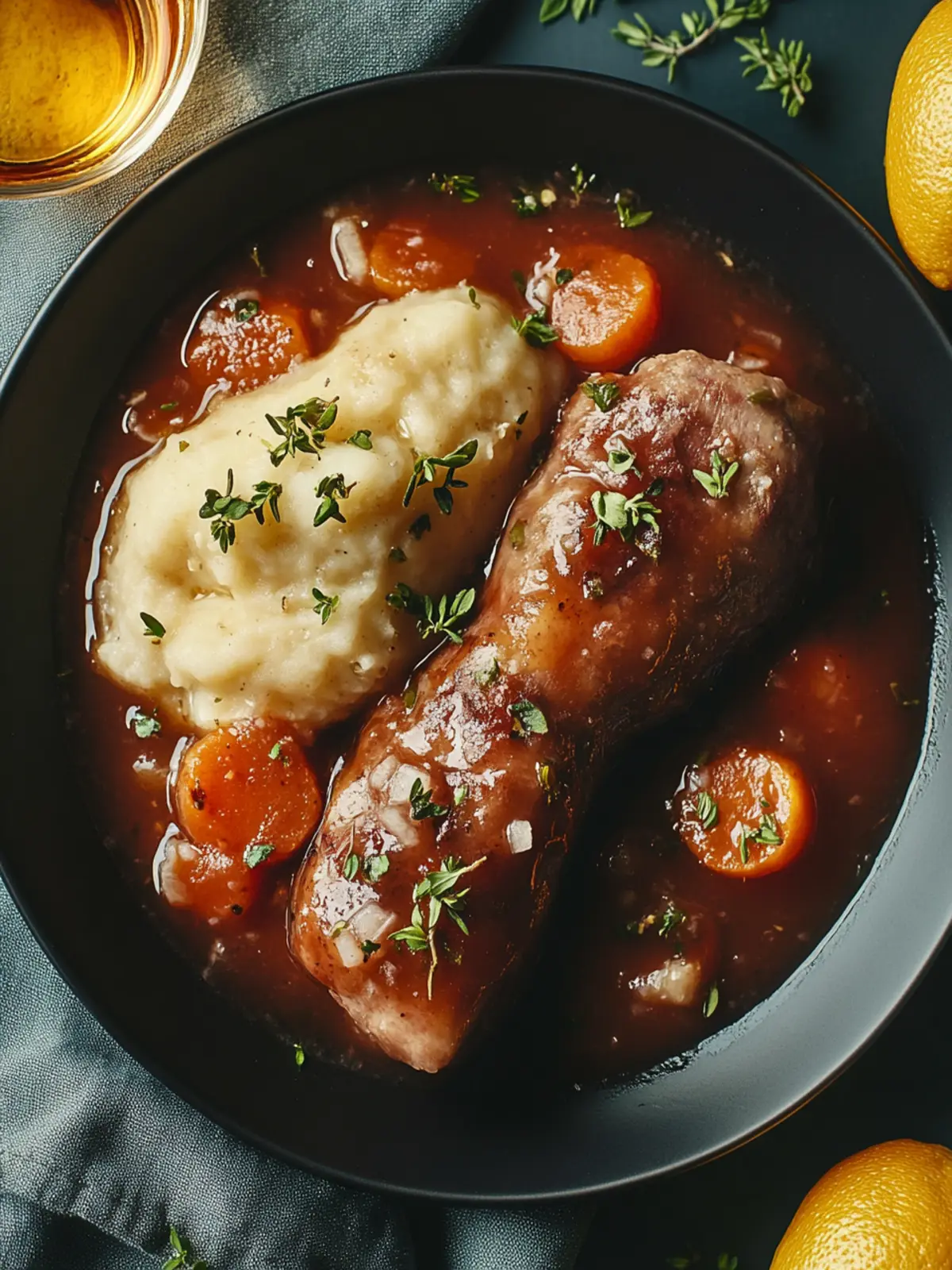 Vegane Rouladen mit geräuchertem Tofu und Gewürzgurken