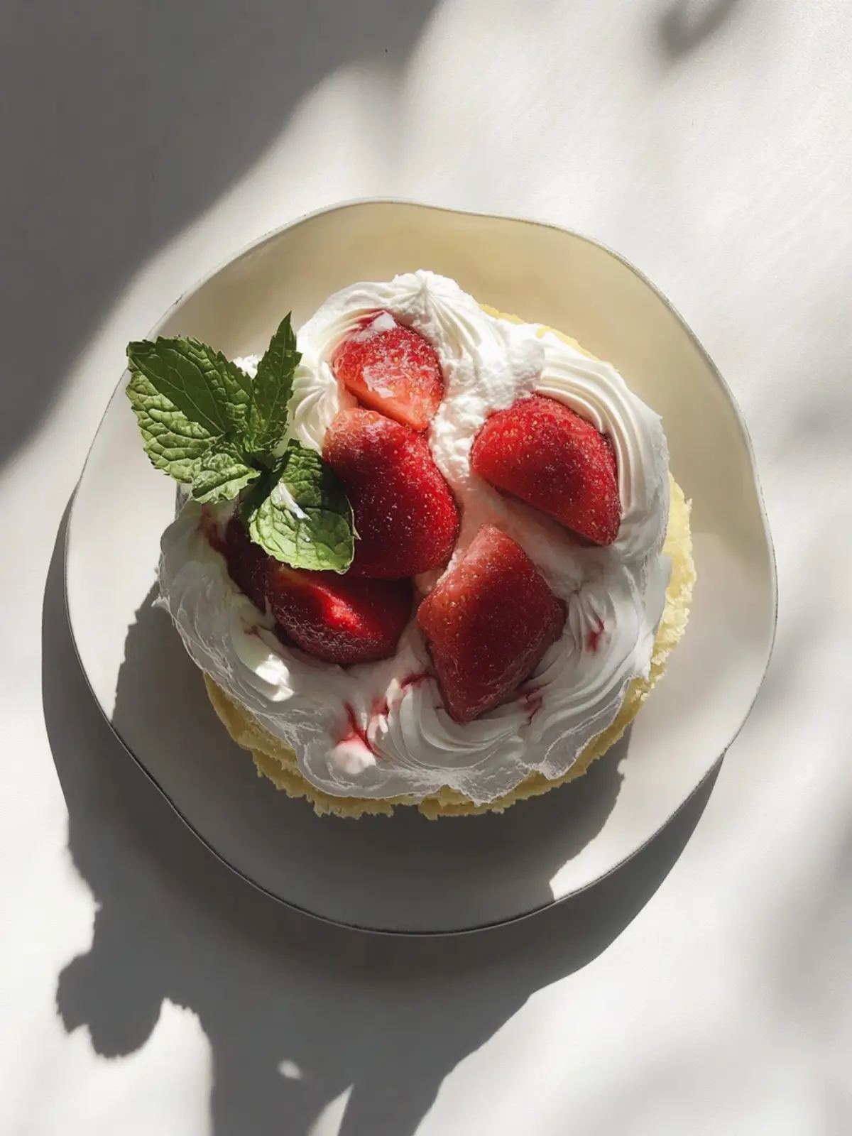 Erdbeer-Kondensmilchkuchen