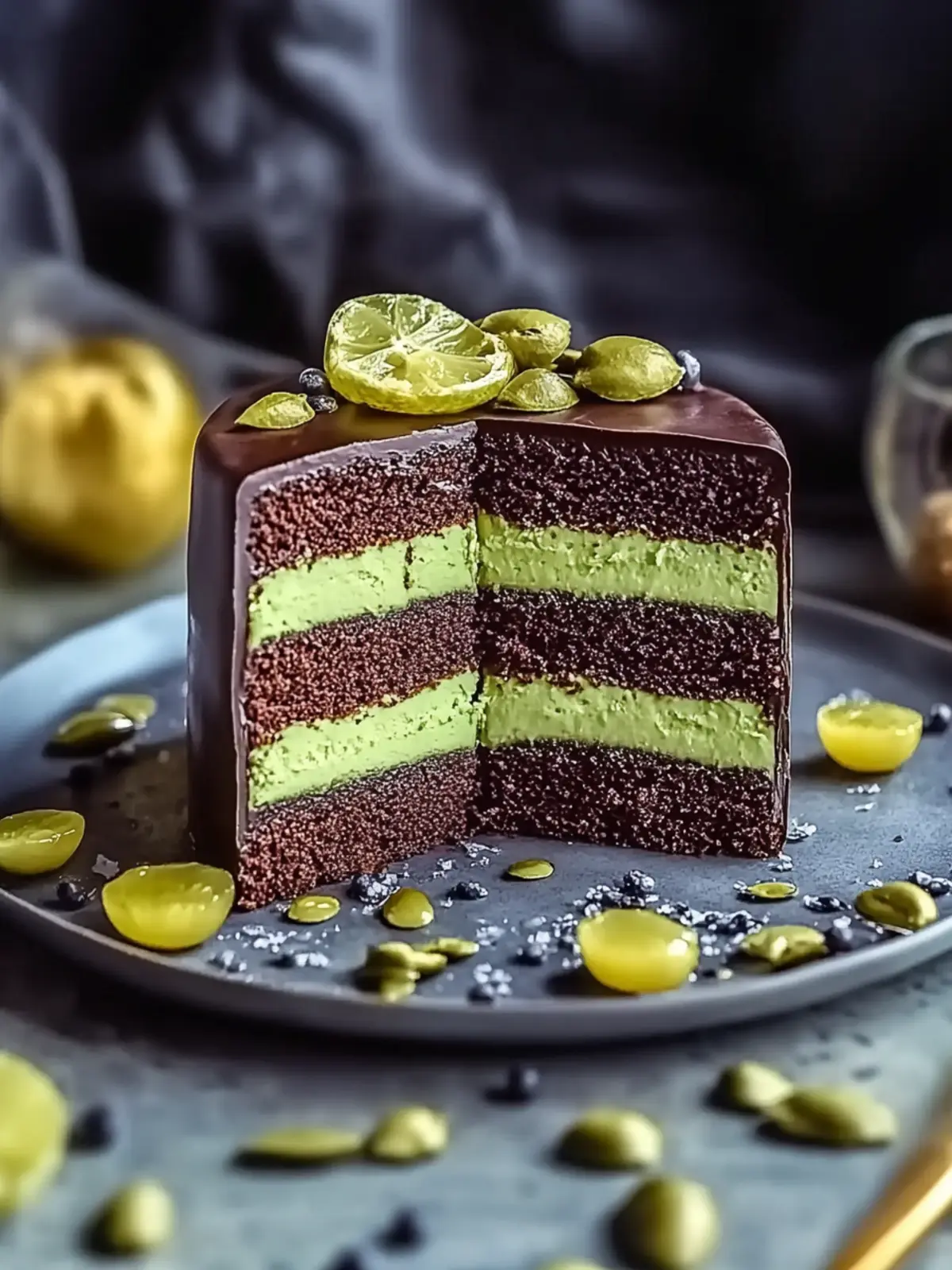 Schokoladenpistazienkuchen