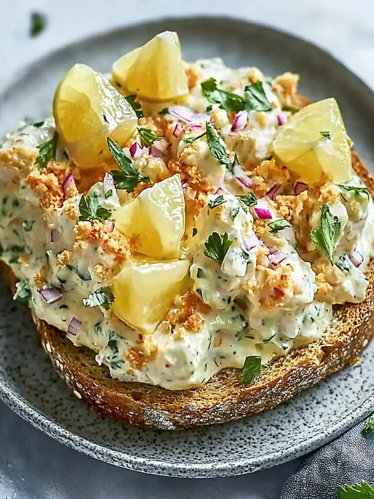 Gesunde Thunfisch-Eiersalat Rezept