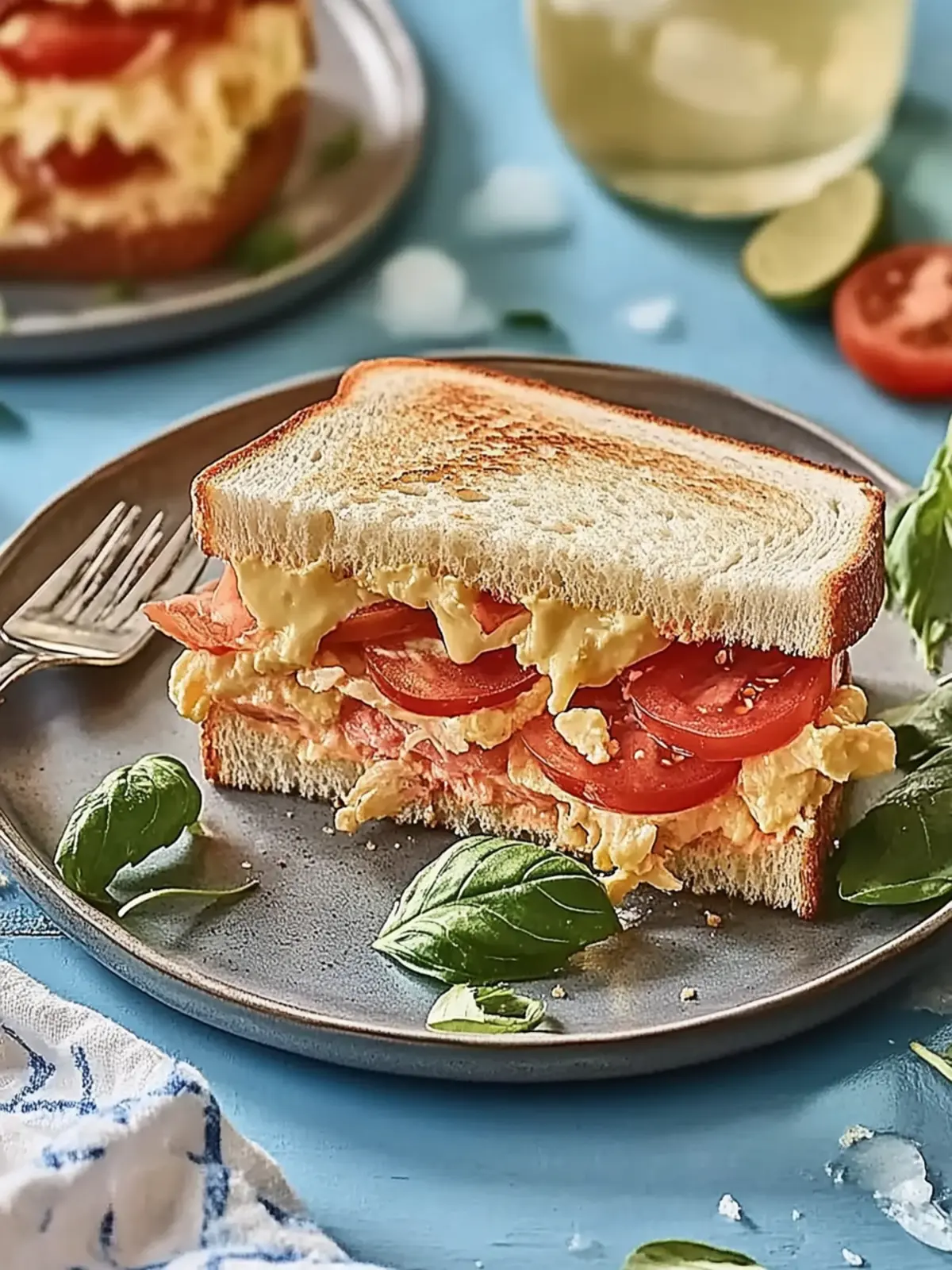 BLT-Sandwich für ein schnelles, schmackhaftes Mittagessen