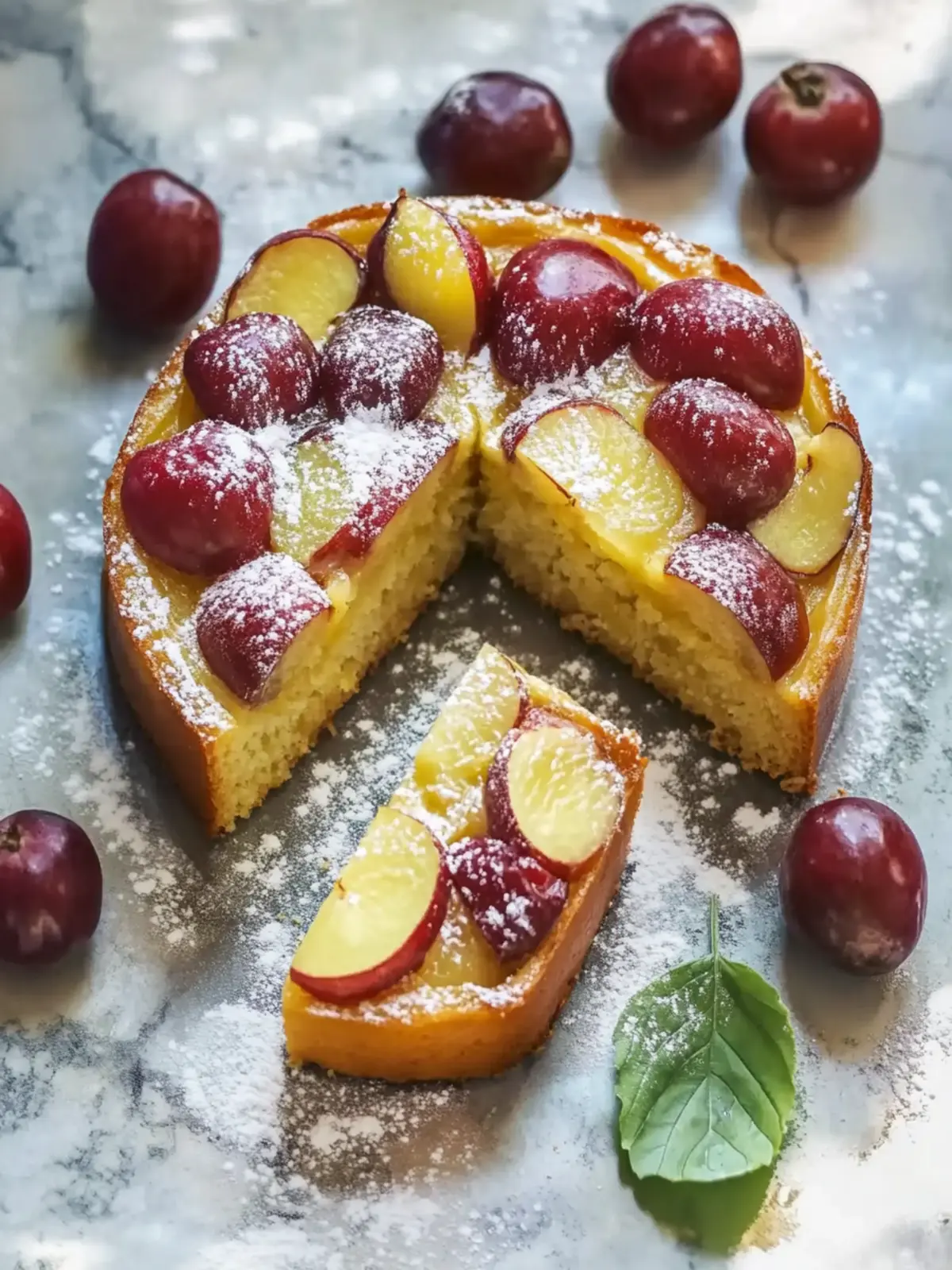 Schneller Pflaumenkuchen mit Teig