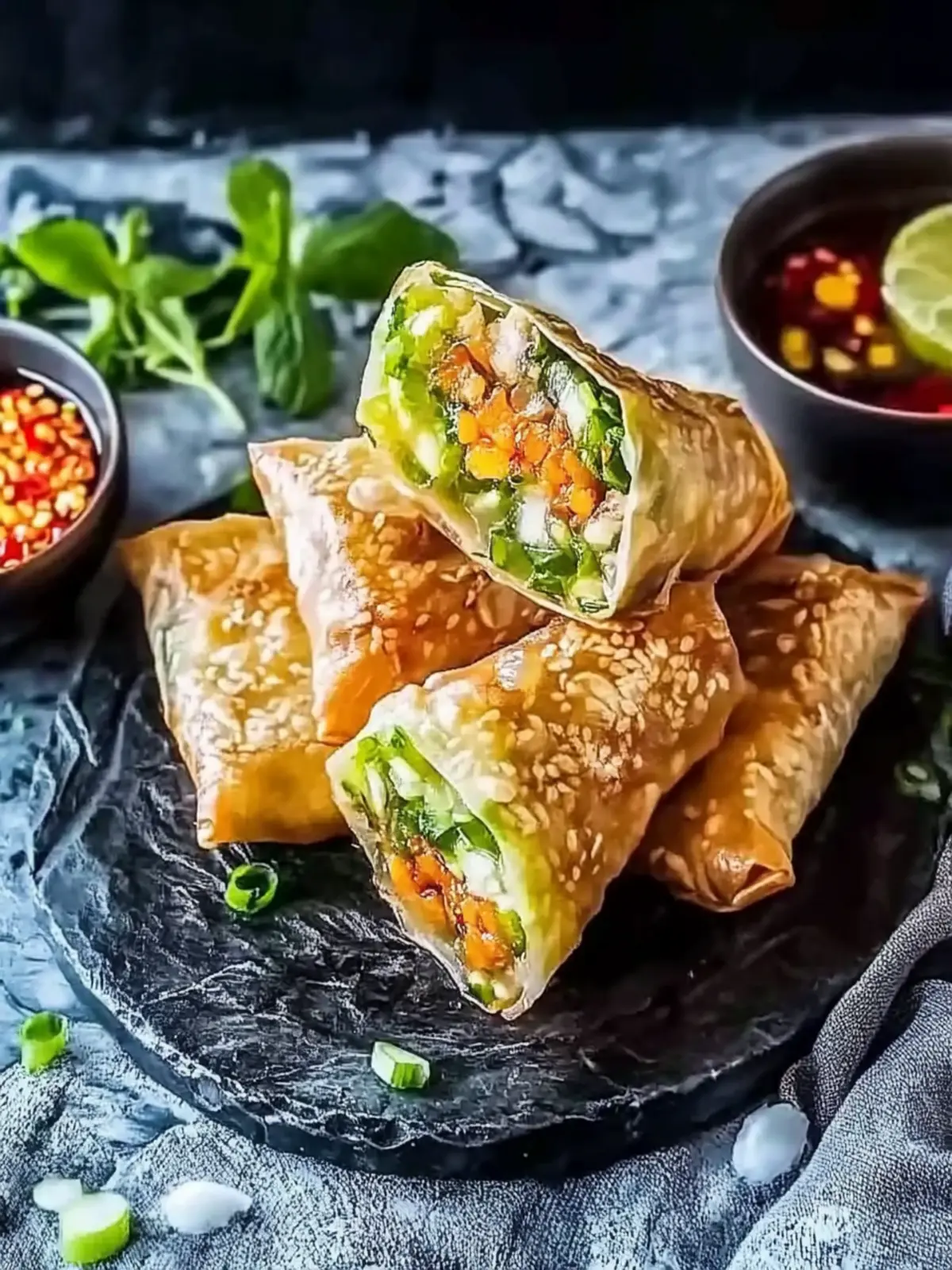 Knusprige Gemüse-Taschen