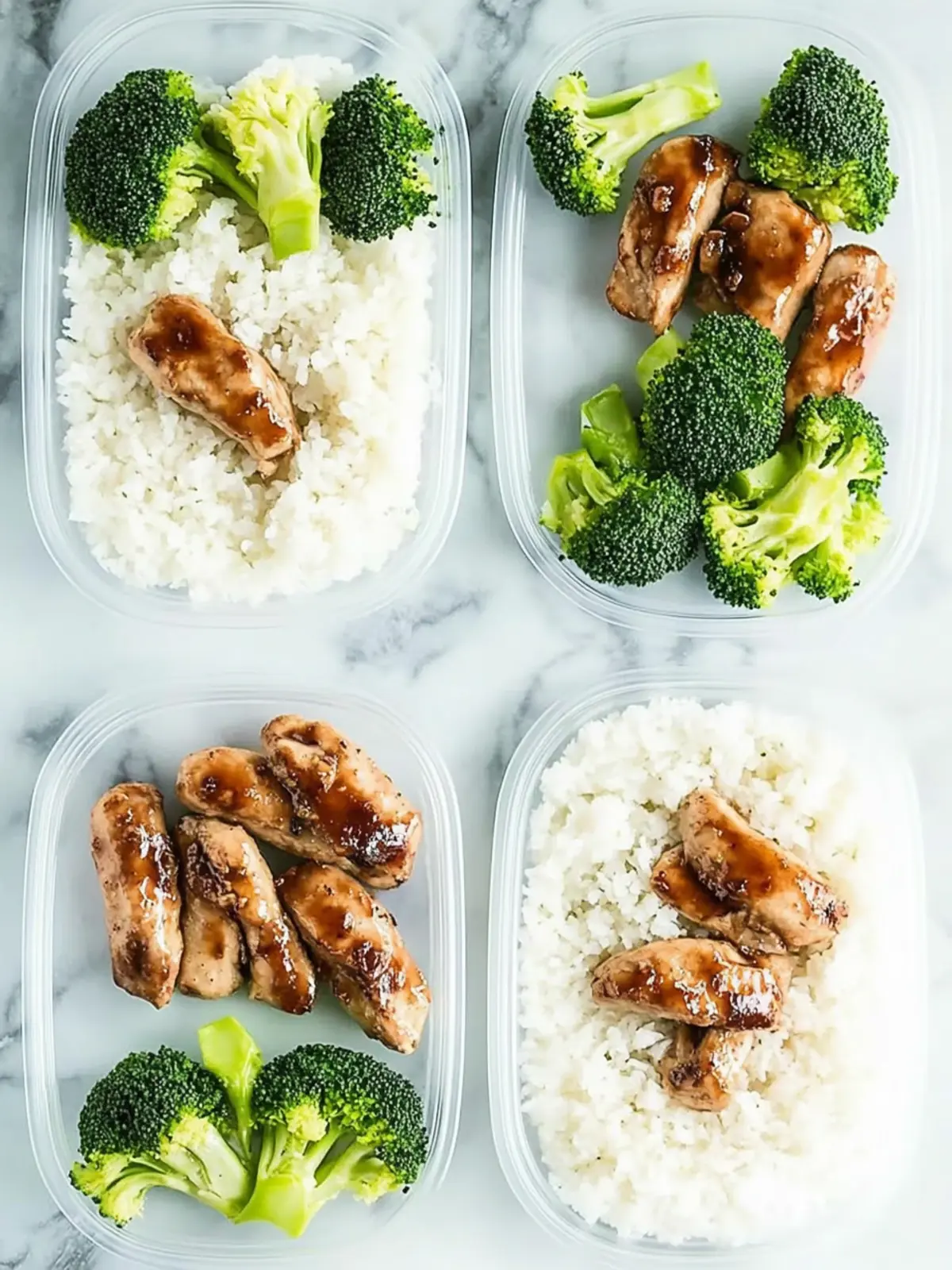 Teriyaki-Hühnchen-Lunchbox-Idee