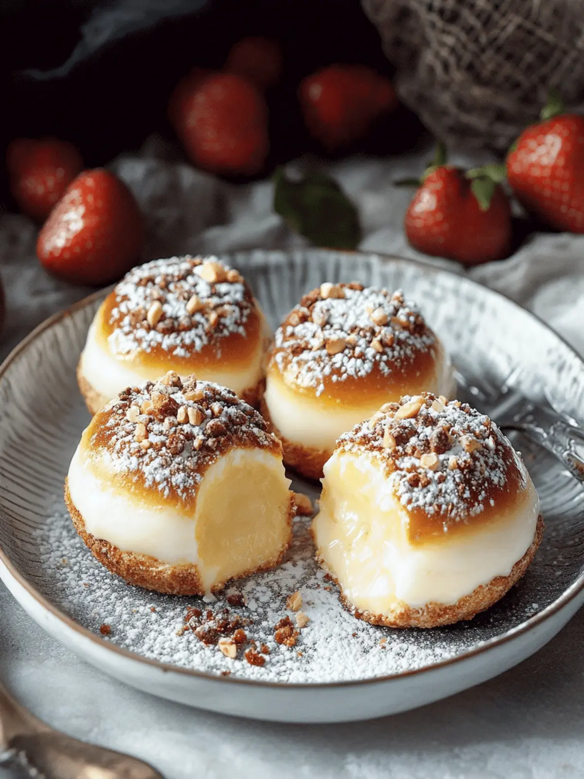 Cremige Käsekuchen-Kugeln