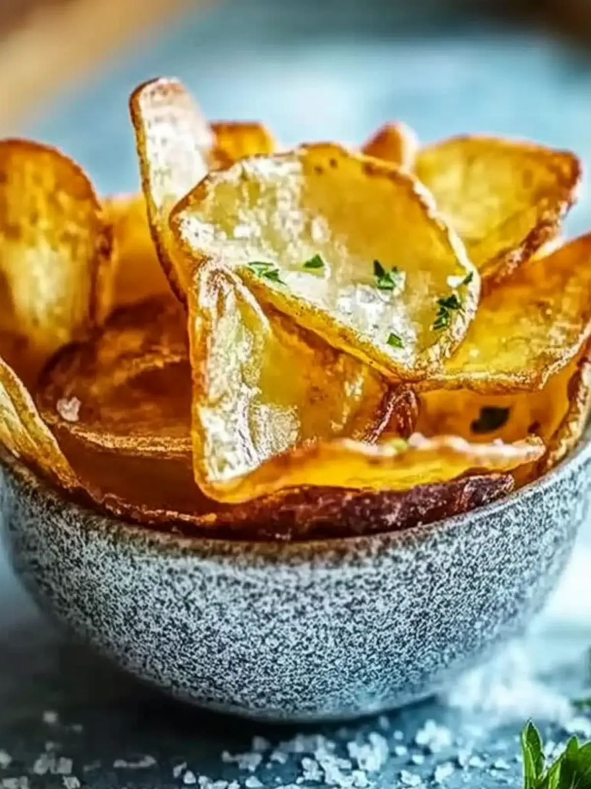 Luftfritteuse Kartoffelchips