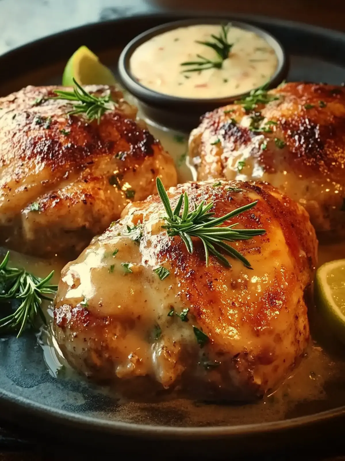 Saftiges Hähnchen in einer cremigen Zwiebelsauce