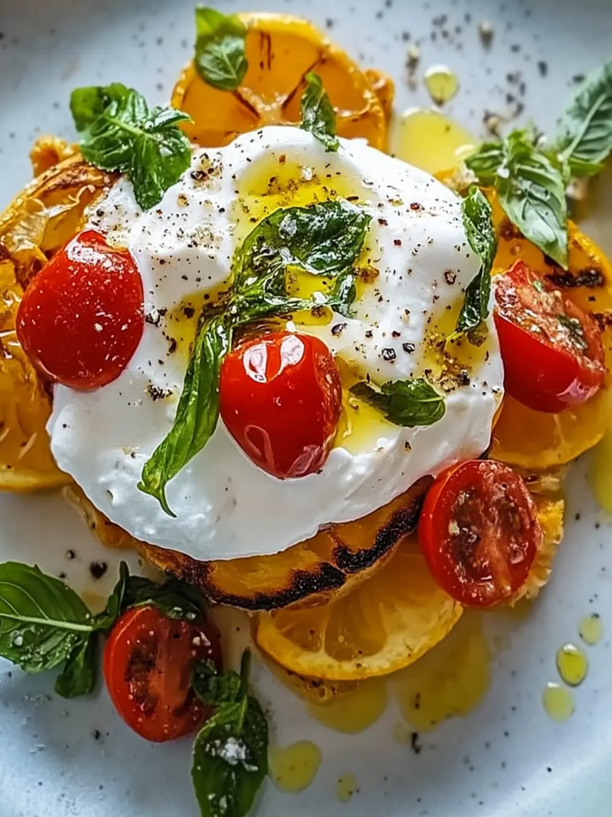 Gerösteter Kürbis mit Burrata