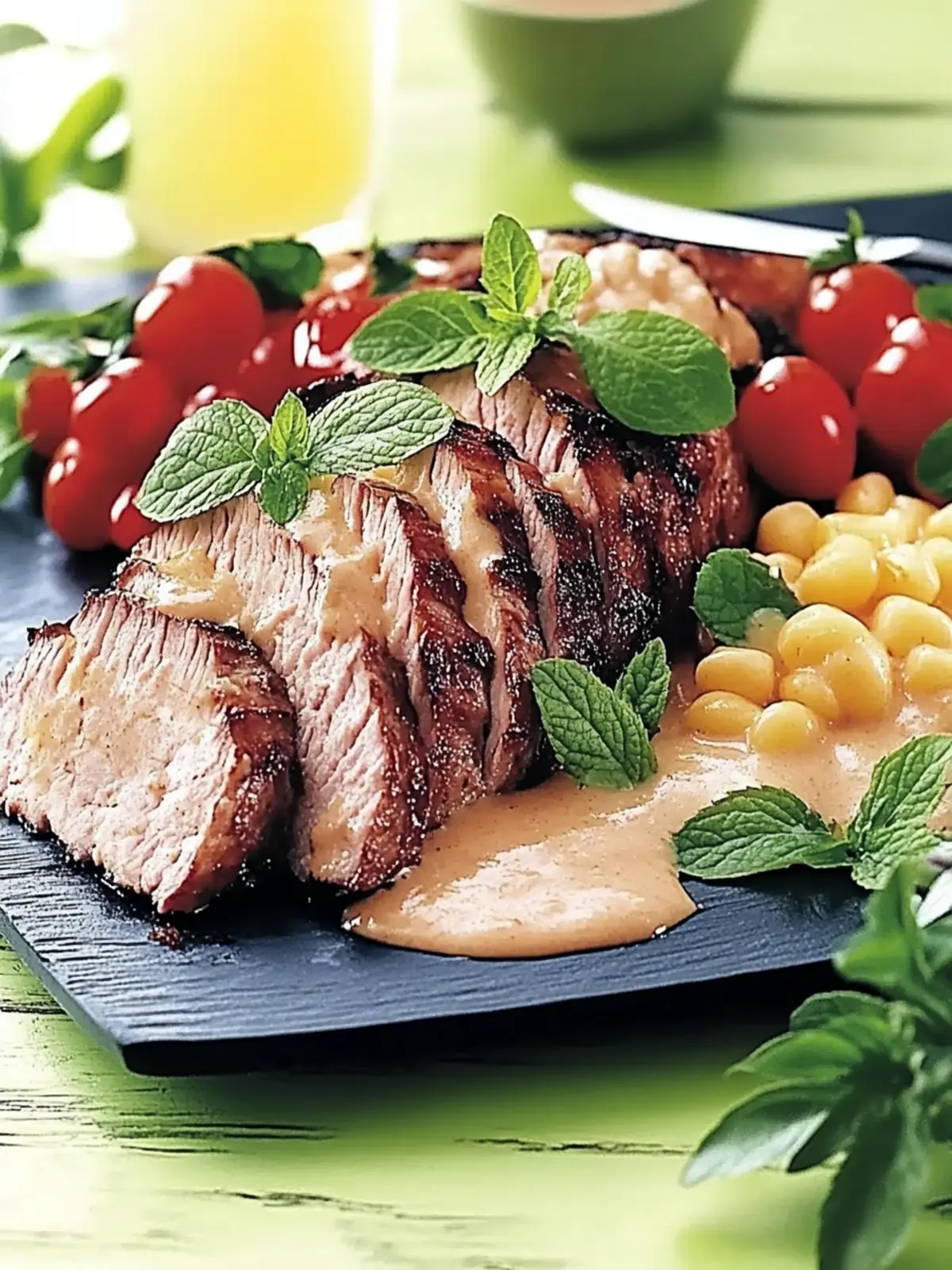 Sauerbraten mit Gemüse