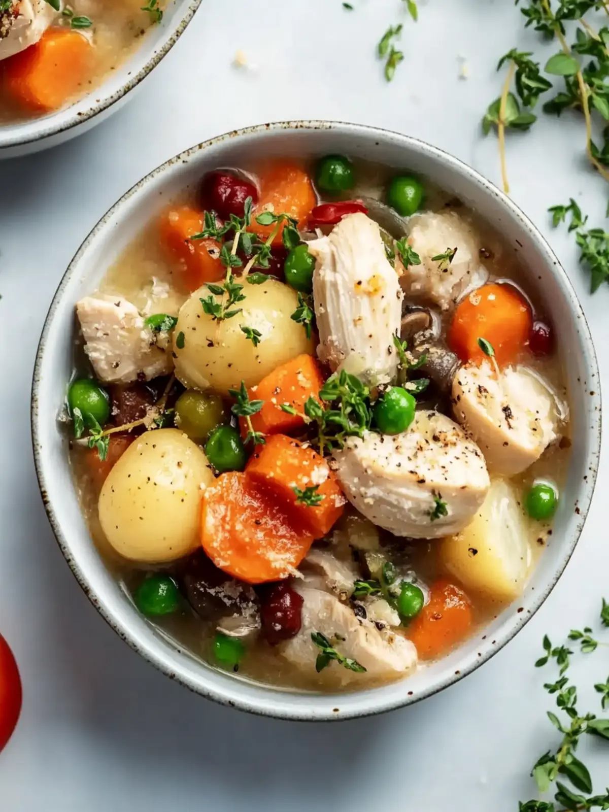 Cremige Hähnchen- und Gnocchi-Pastete