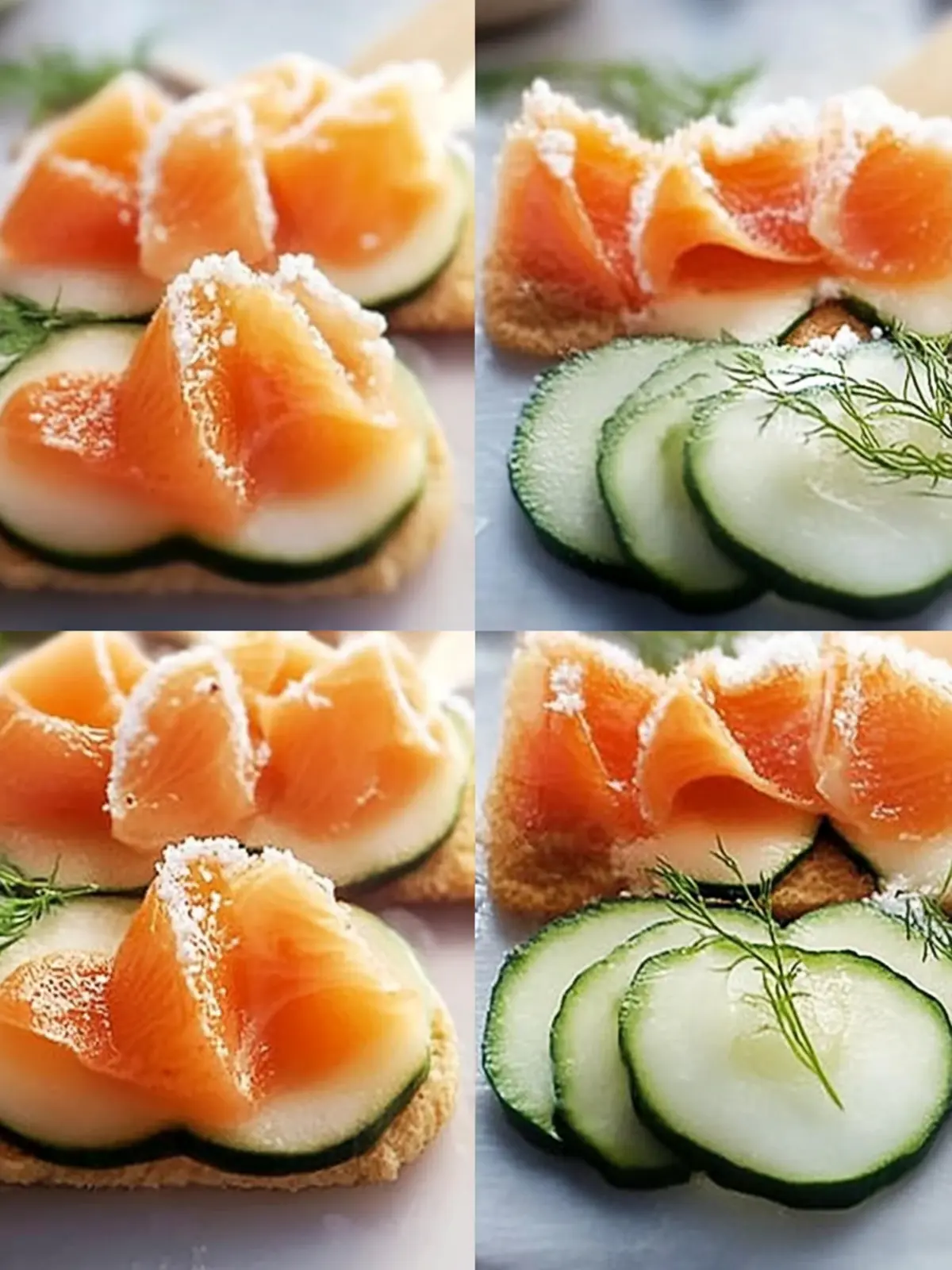 Geräucherte Lachs Canapés