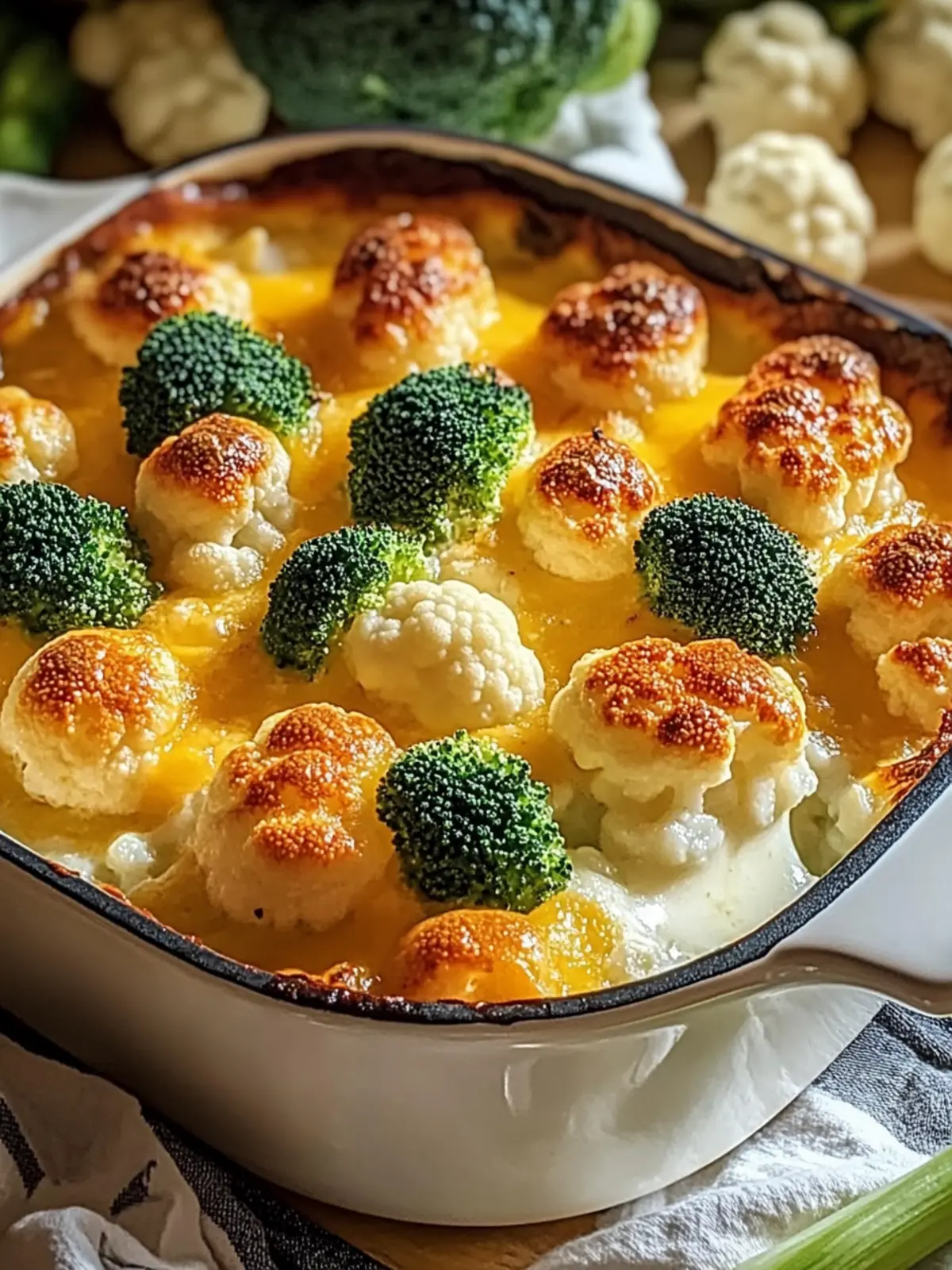 Brokkoli Blumenkohl Auflauf