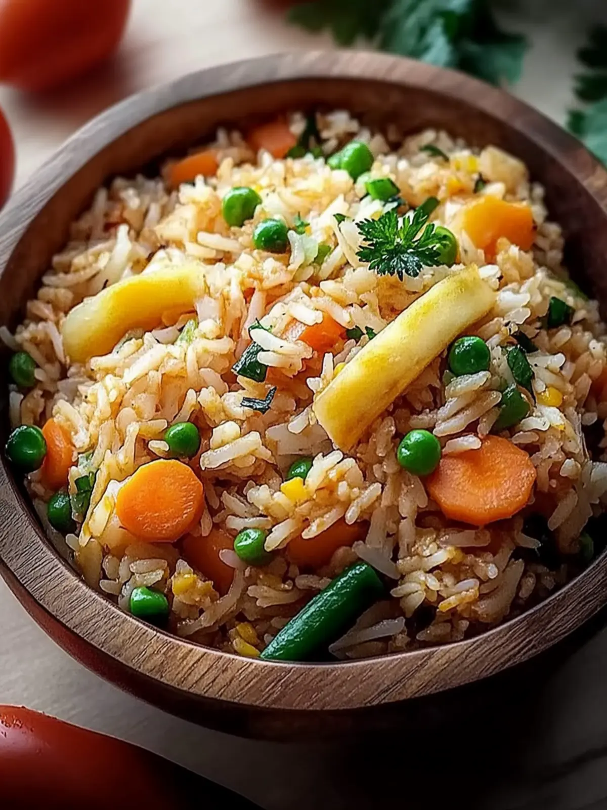 Einfaches Rezept für köstlichen gebratenen Reis