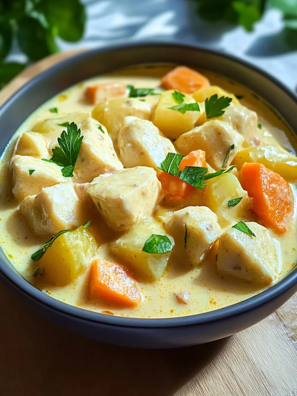 Kohlrabi, Karotte und Hähnchenpfanne