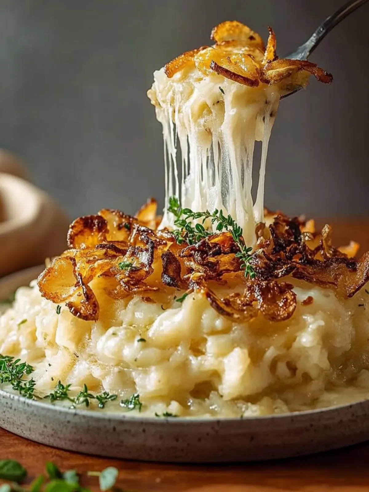 Die perfekten Käsespätzle mit knusprig gerösteten Zwiebeln