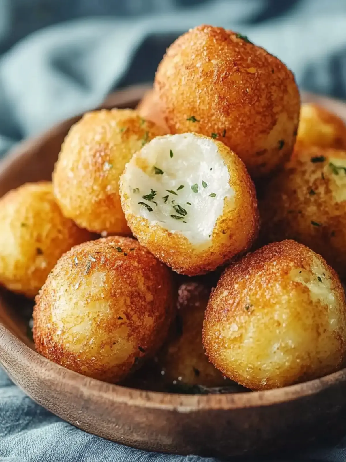 Kartoffelbällchen aus der Heißluftfritteuse